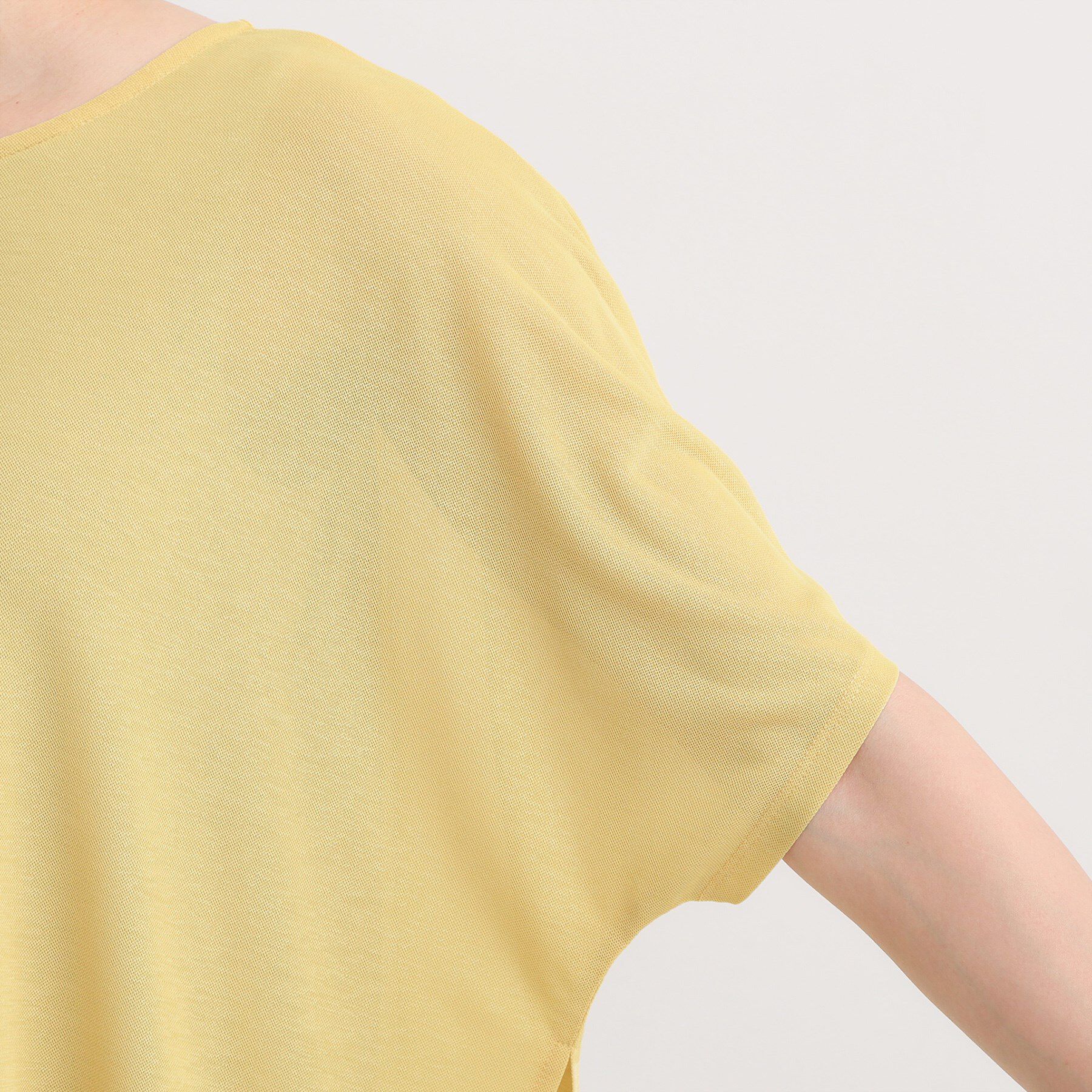 SHOO･LA･RUE「【S-LL/ひんやり/体型カバー】着るだけでサマ見え レイヤードトップス」|Tシャツ・カットソー|