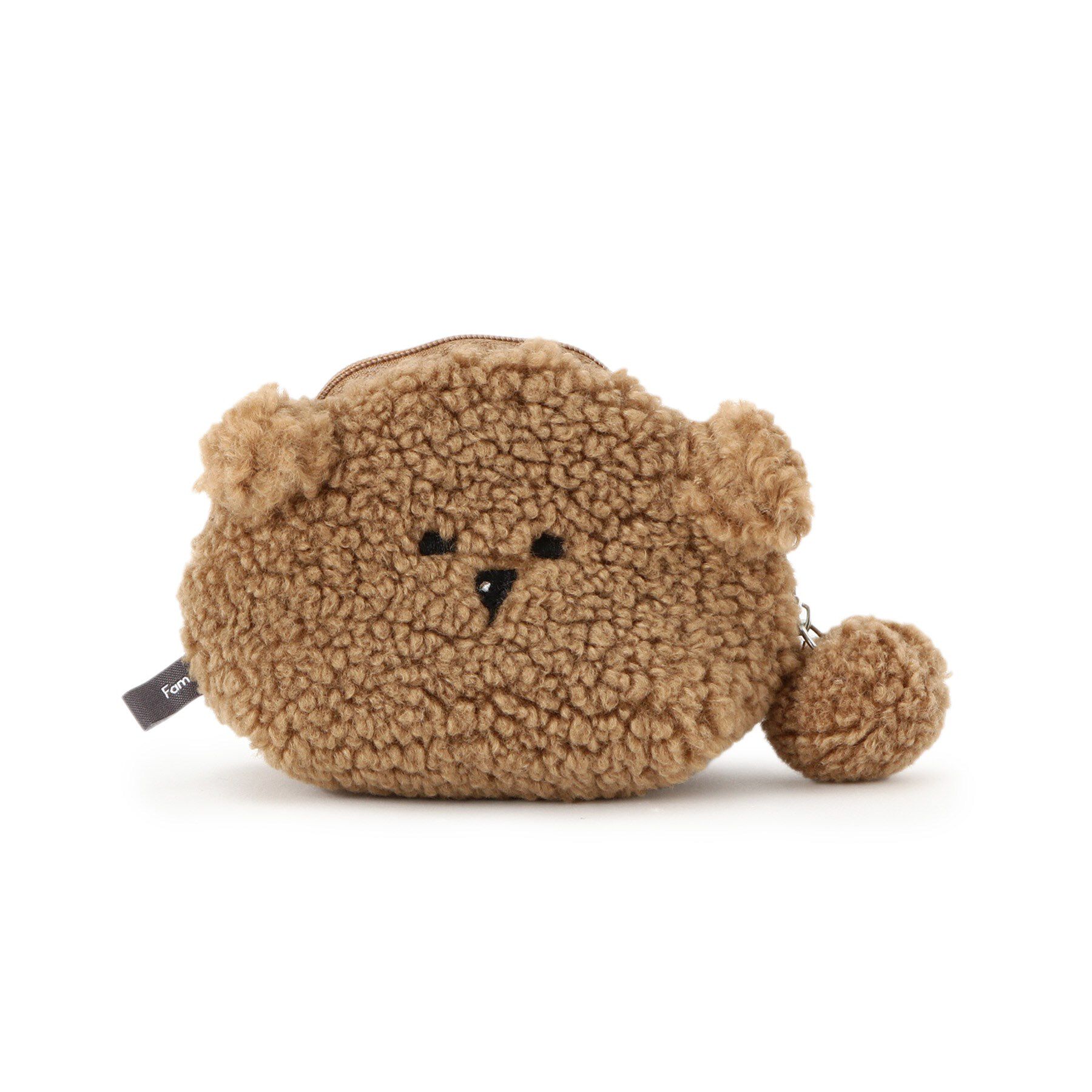 SHOO･LA･RUE「チャーミーフェイスポーチ」|ポーチ|ブラウン(043)