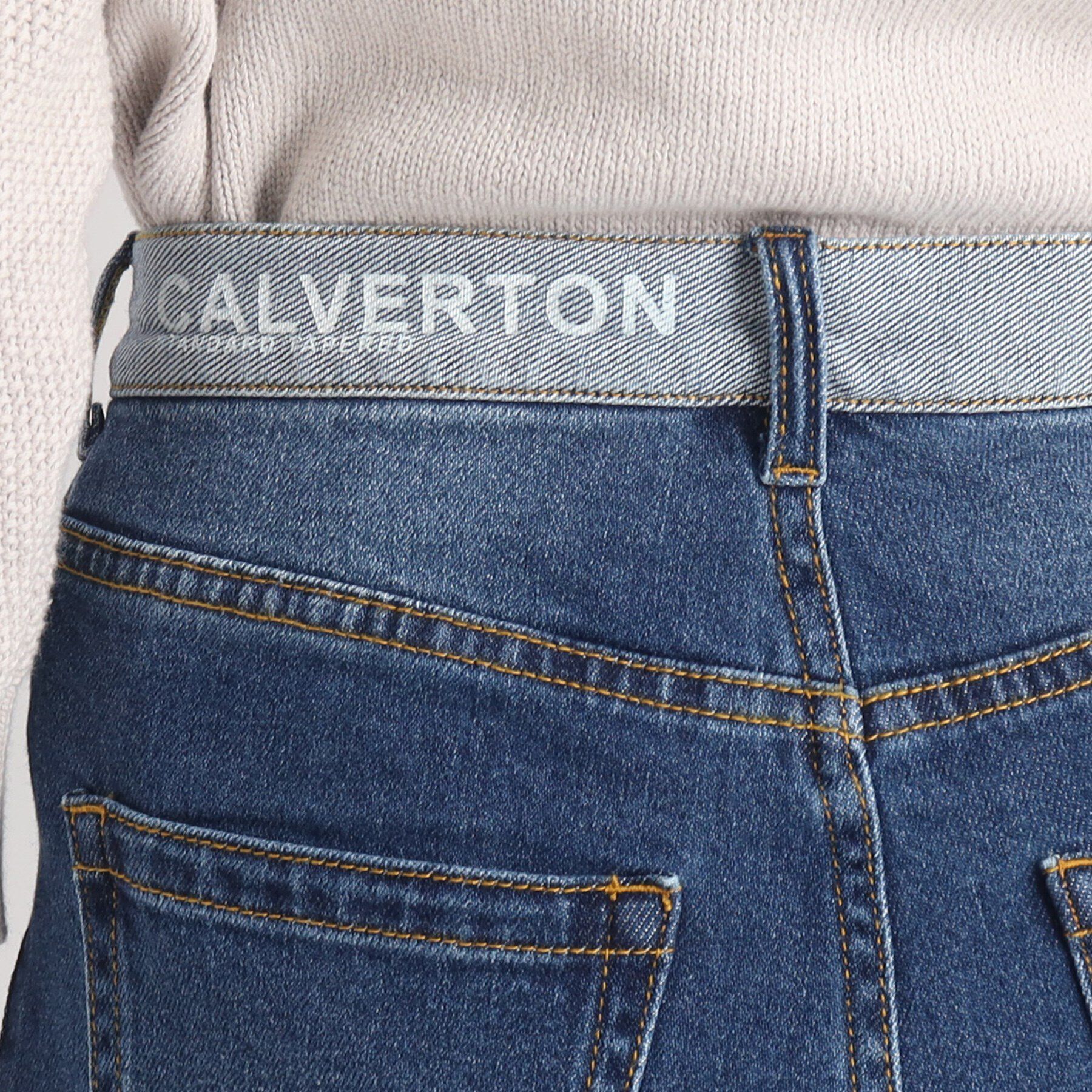 Dessin「【リンクコーデ・CALVERTON】テーパードデニムパンツ＜S～L＞」|デニム|