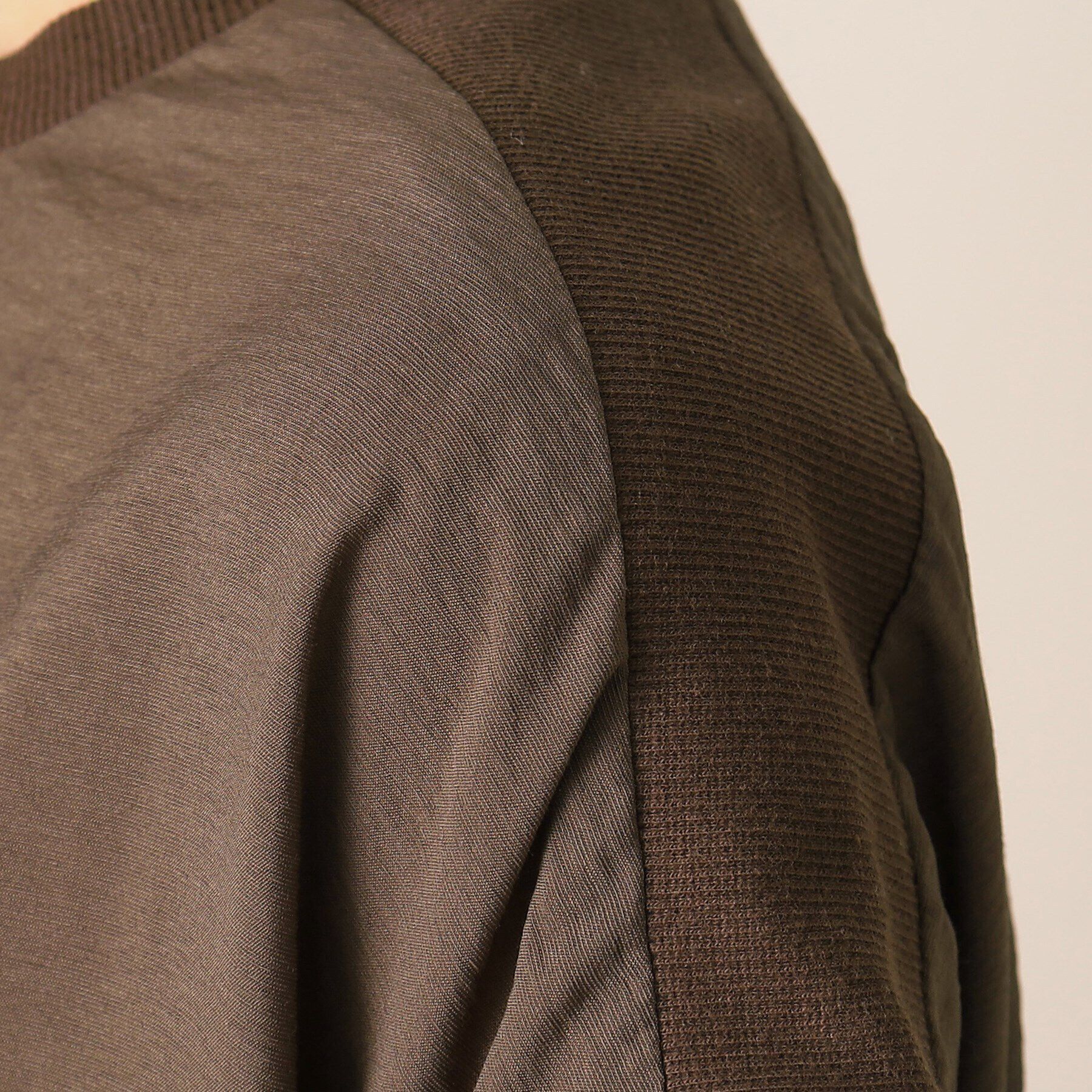 Dessin「【洗える】リブ付きドローコード付きブラウス（XS～L）」|シャツ・ブラウス|