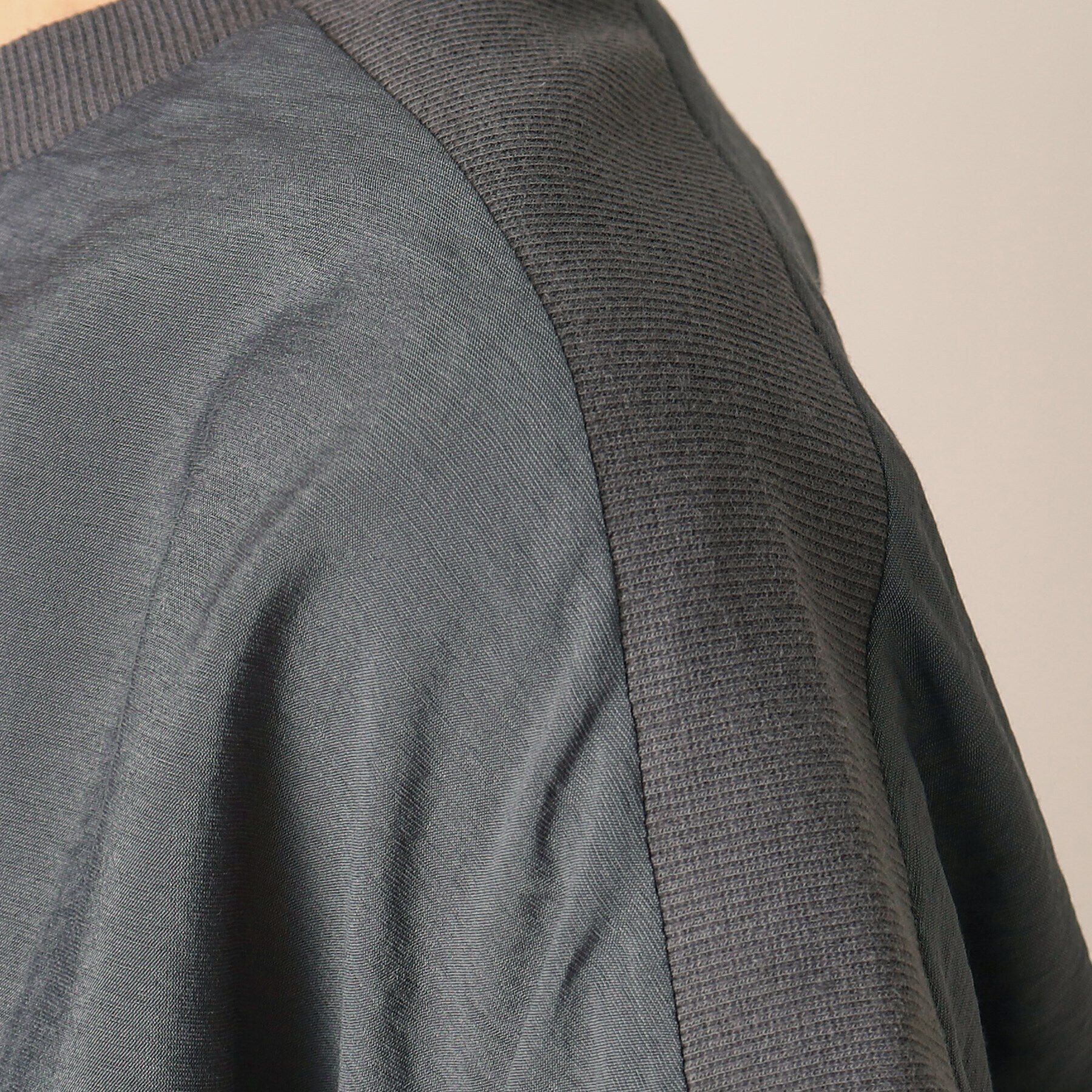 Dessin「【洗える】リブ付きドローコード付きブラウス（XS～L）」|シャツ・ブラウス|