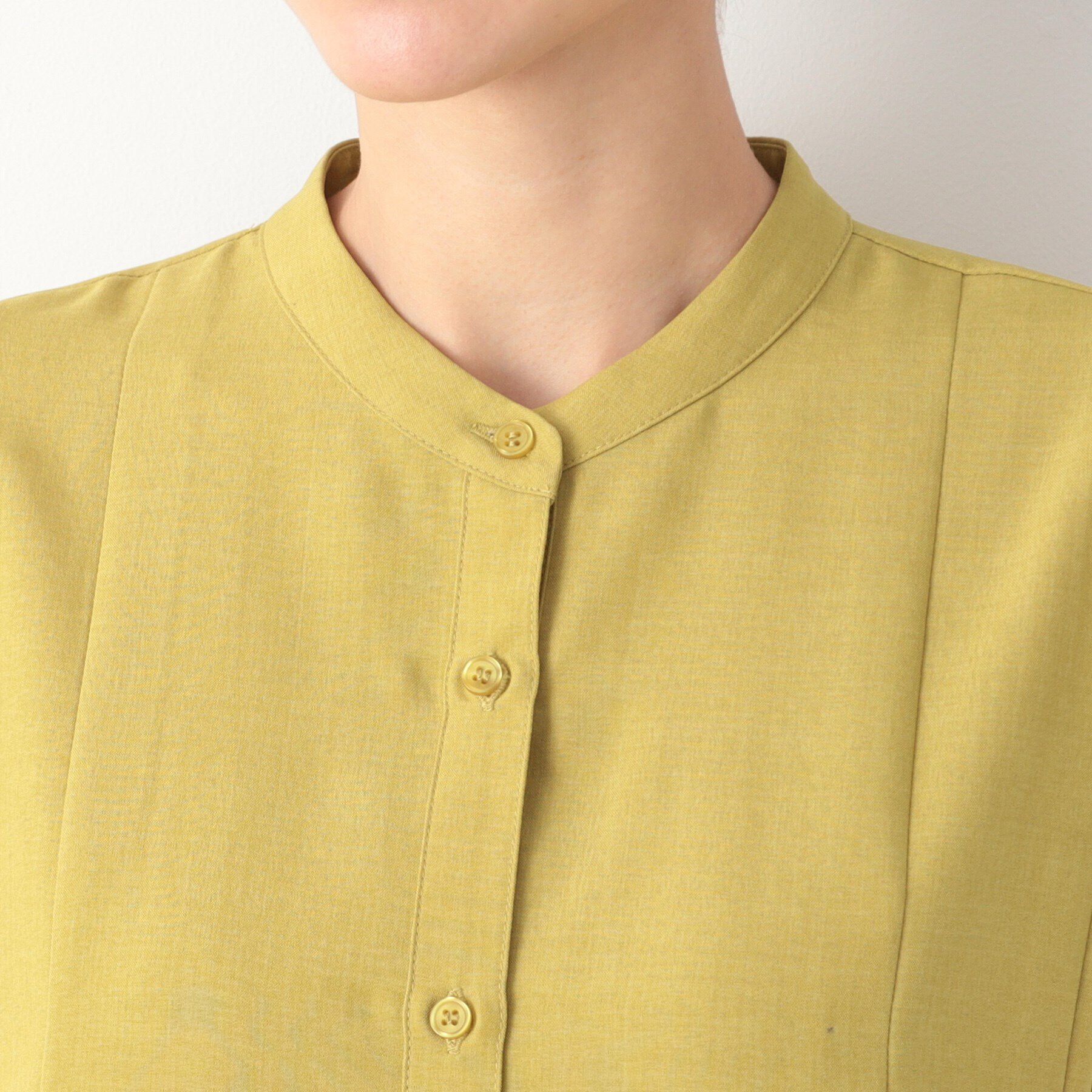 Dessin「【洗える】テントラインフレンチスリーブブラウス（XS～L）」|シャツ・ブラウス|