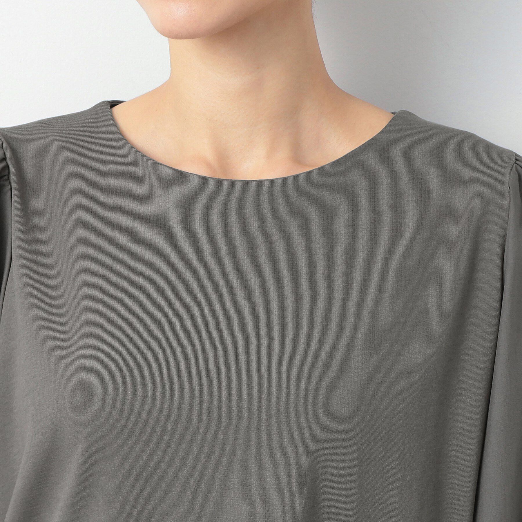 Dessin「【洗える】バルーンスリーブカットソージャージ」|Tシャツ・カットソー|