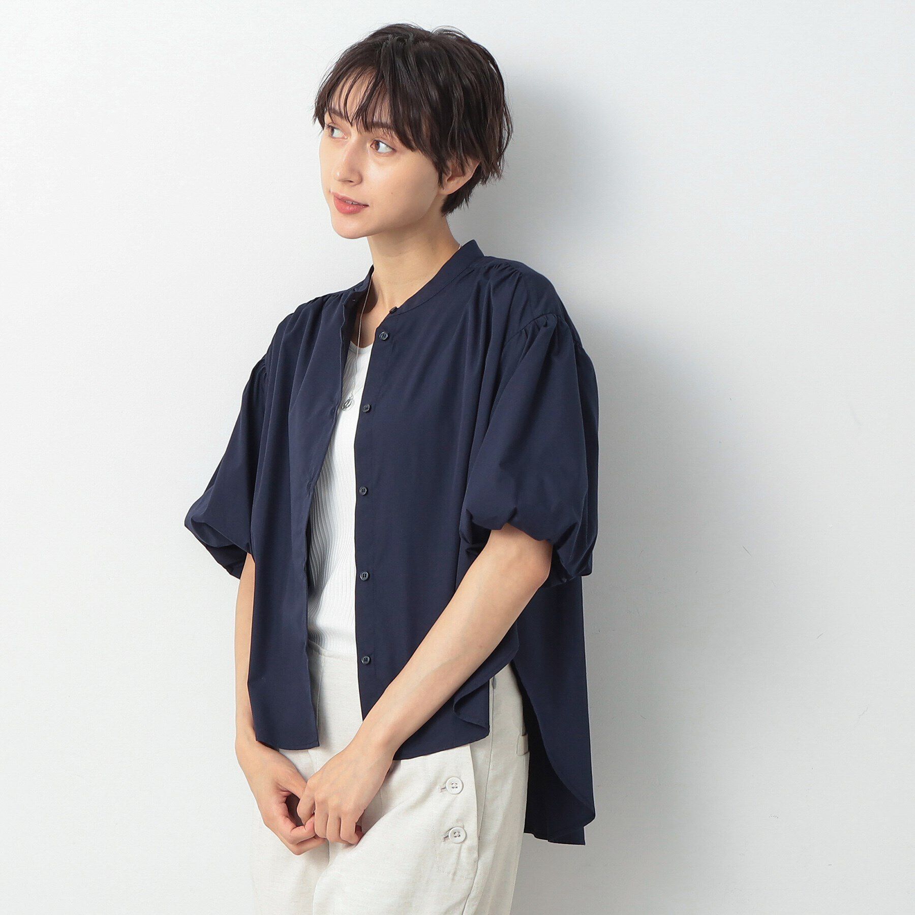 Dessin「【洗える】バルーンスリーブブラウス」|シャツ・ブラウス|