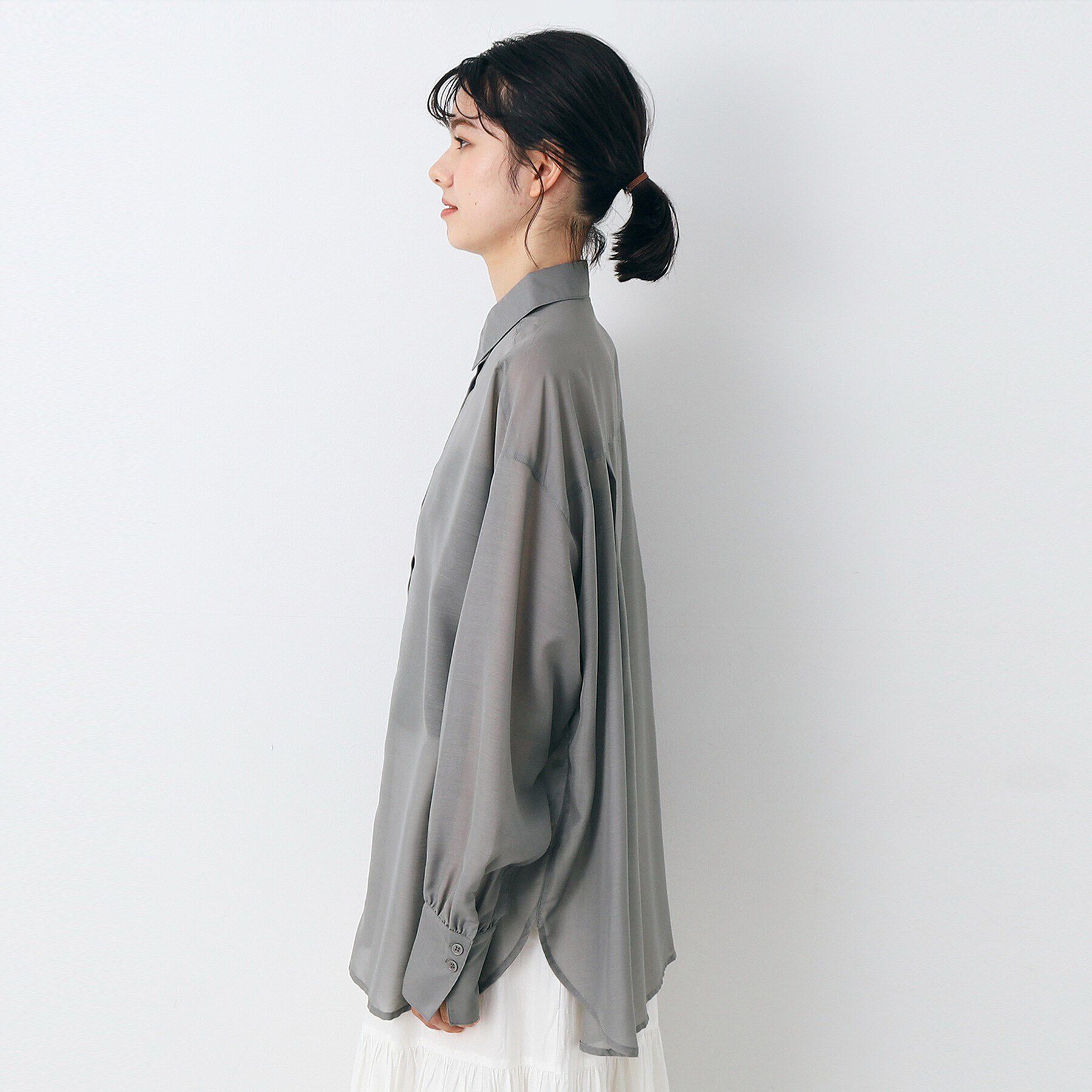 Dessin「シアーオーバーシャツ」|シャツ・ブラウス|