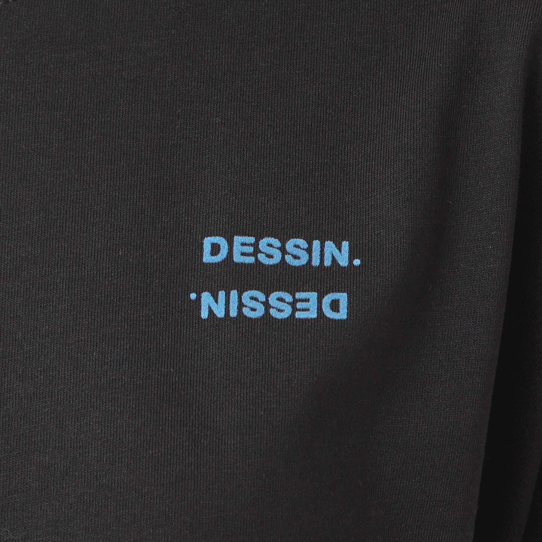 Dessin「フロッキープリントポイントロゴTシャツ（XS～L）」|Tシャツ・カットソー|