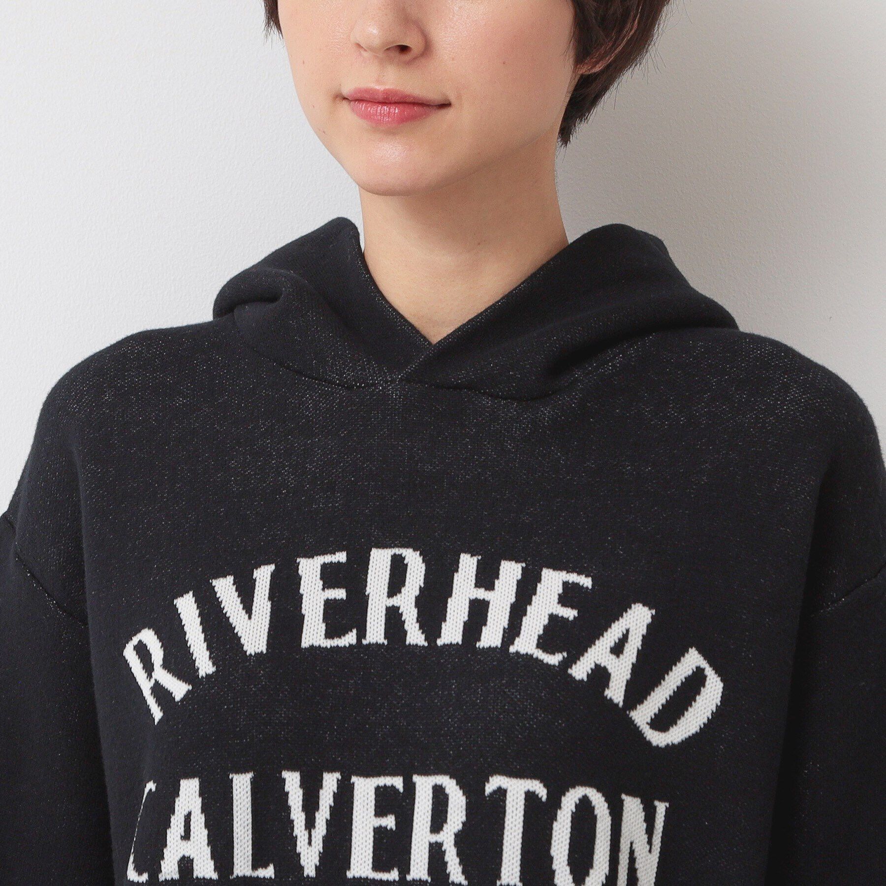 Dessin「【ユニセックス・洗える】ロゴジャカードフーデット」|ニット・セーター|