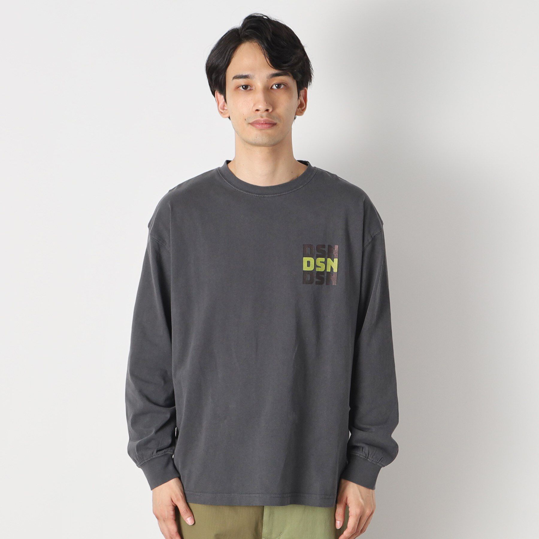 Dessin「【ピグメント染め】ロゴロンT」|Tシャツ・カットソー|