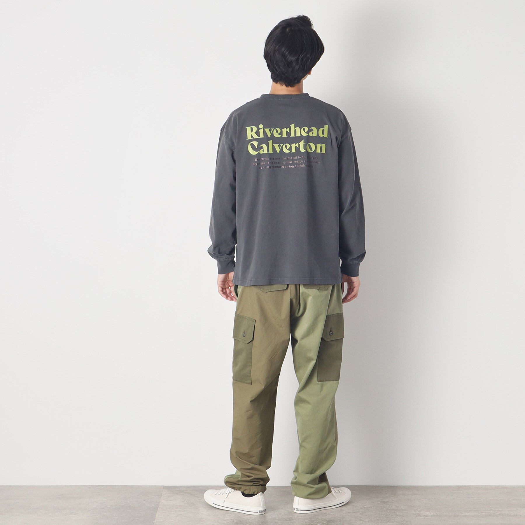 Dessin「【ピグメント染め】ロゴロンT」|Tシャツ・カットソー|