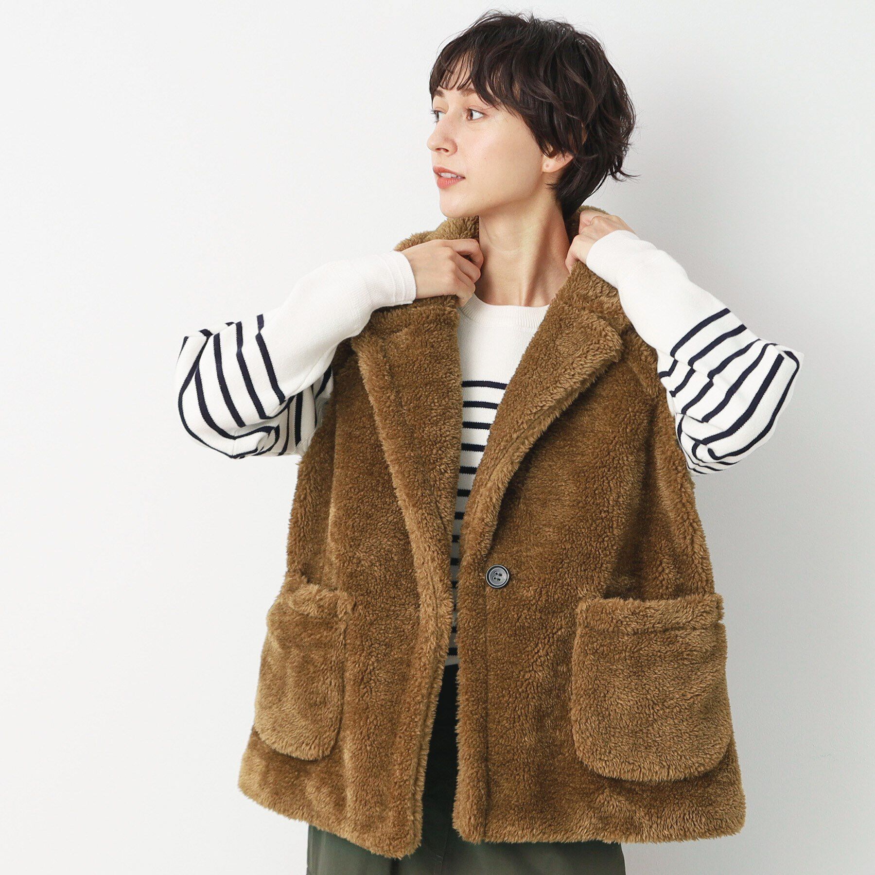 Dessin「ボアテーラーベスト」|ベスト・ジレ|