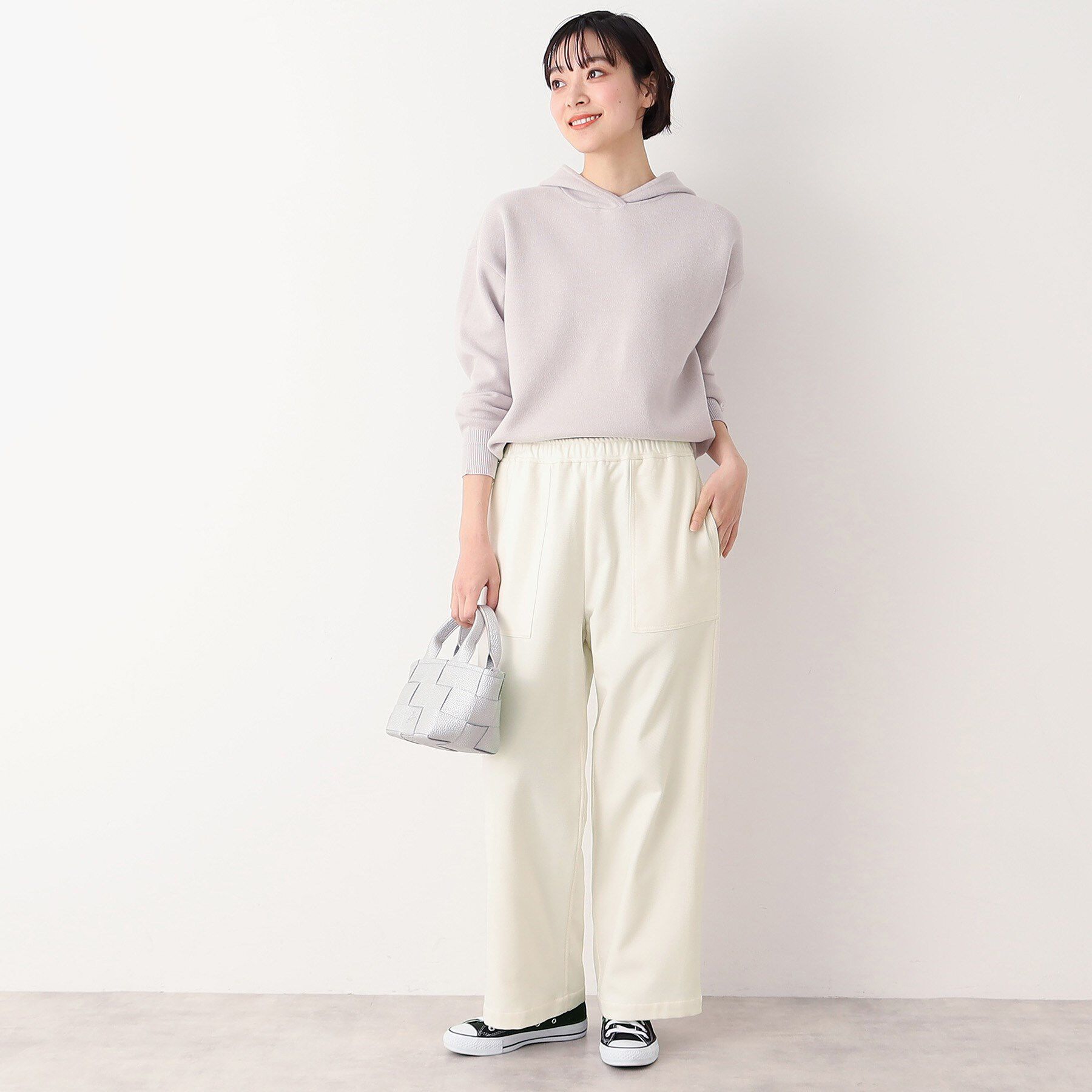 Dessin「【ウエストゴム・裏付き・洗える】アウトポケット付きパンツ（XS～L）」|その他|