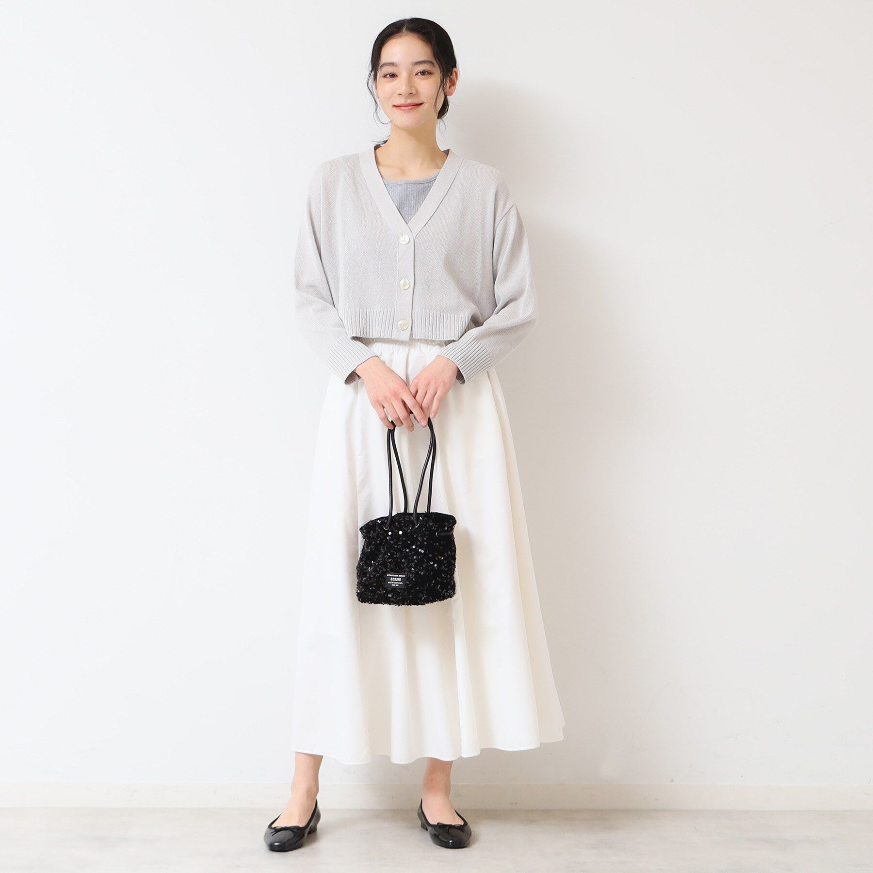 Dessin「【洗える】ミドルゲージショートカーディガン （S～L）」|カーディガン|