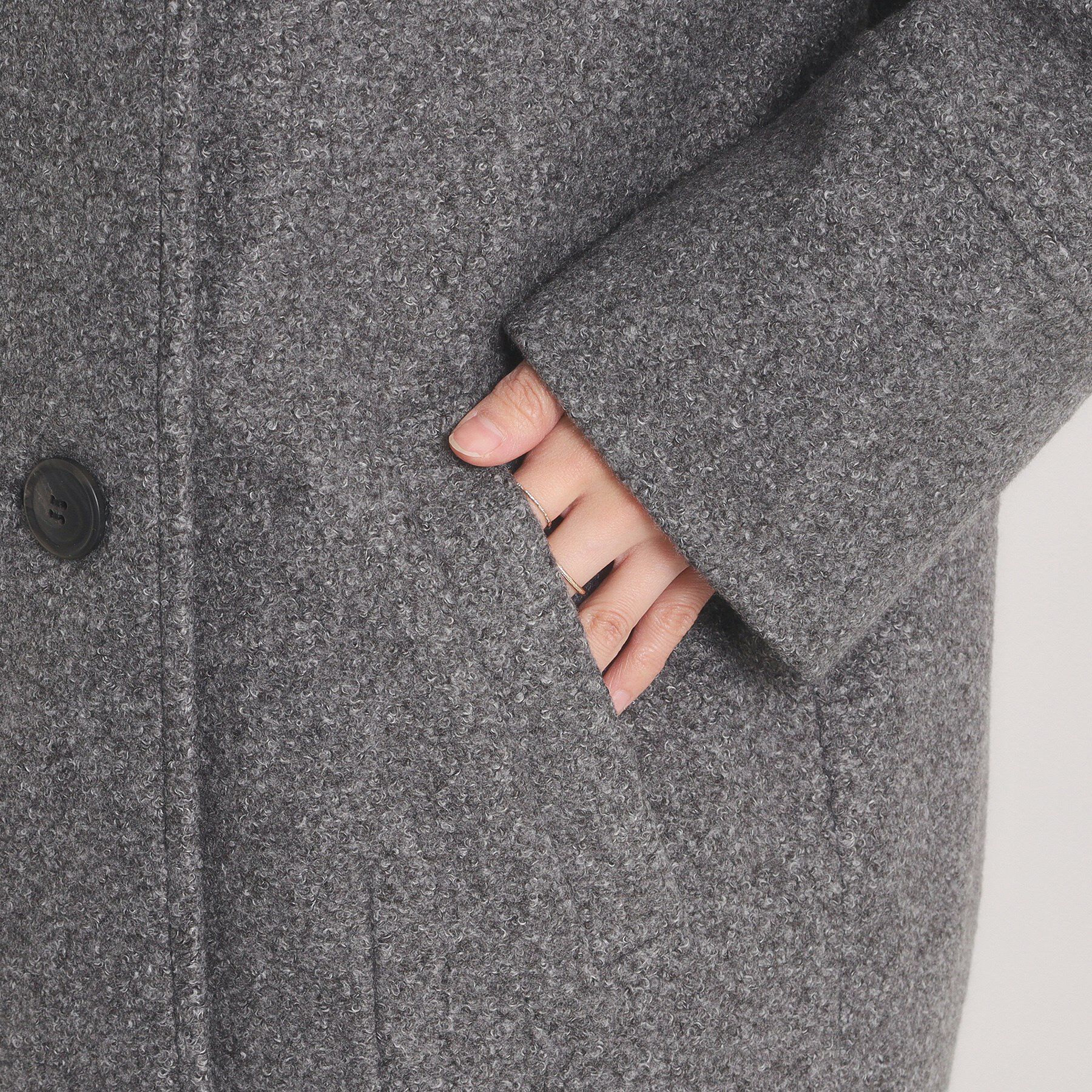 ITS&rsquo;DEMO「ブークレーダブルコート」|ピーコート|