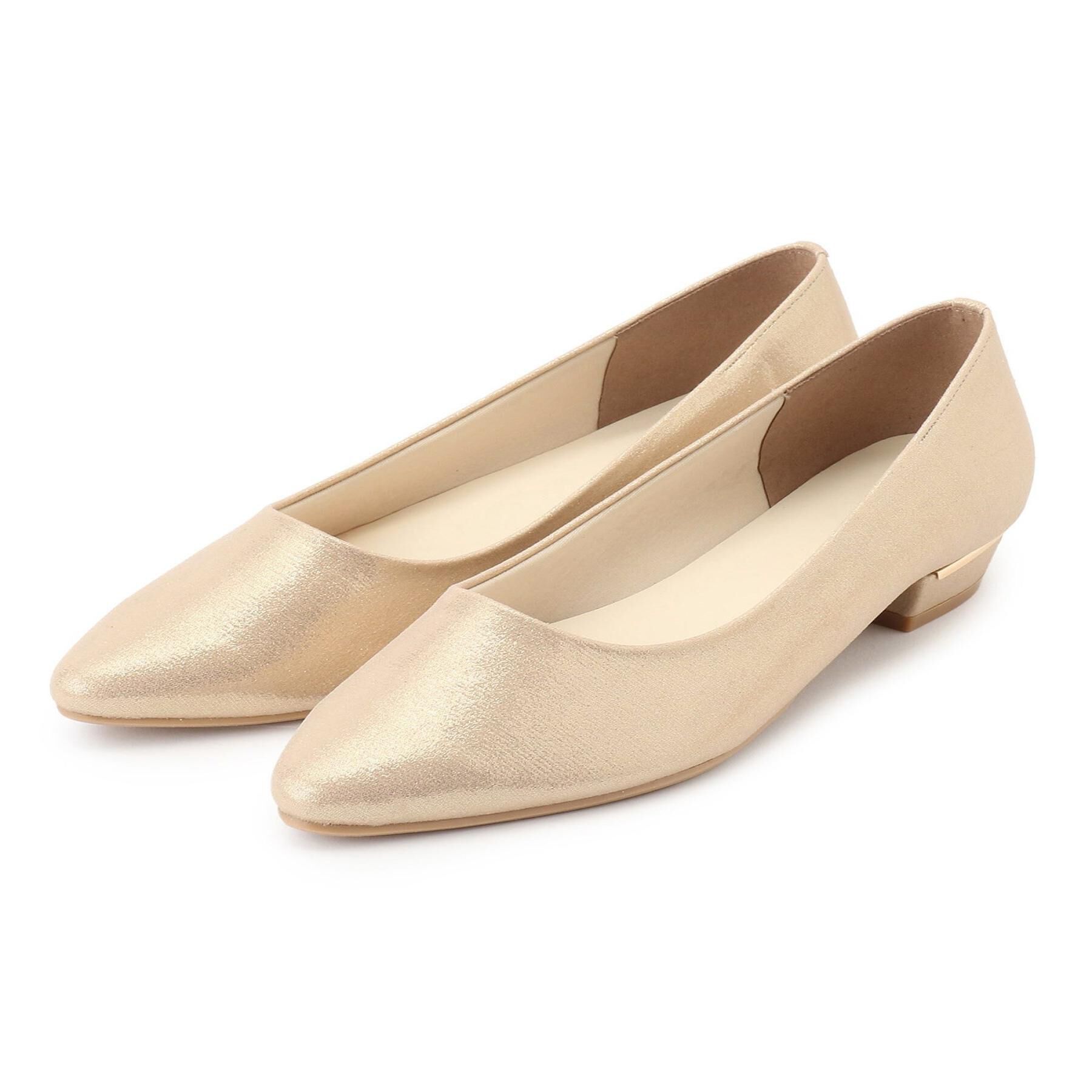 ESPERANZA「《定番》晴雨兼用クッションフラットパンプス」|パンプス|