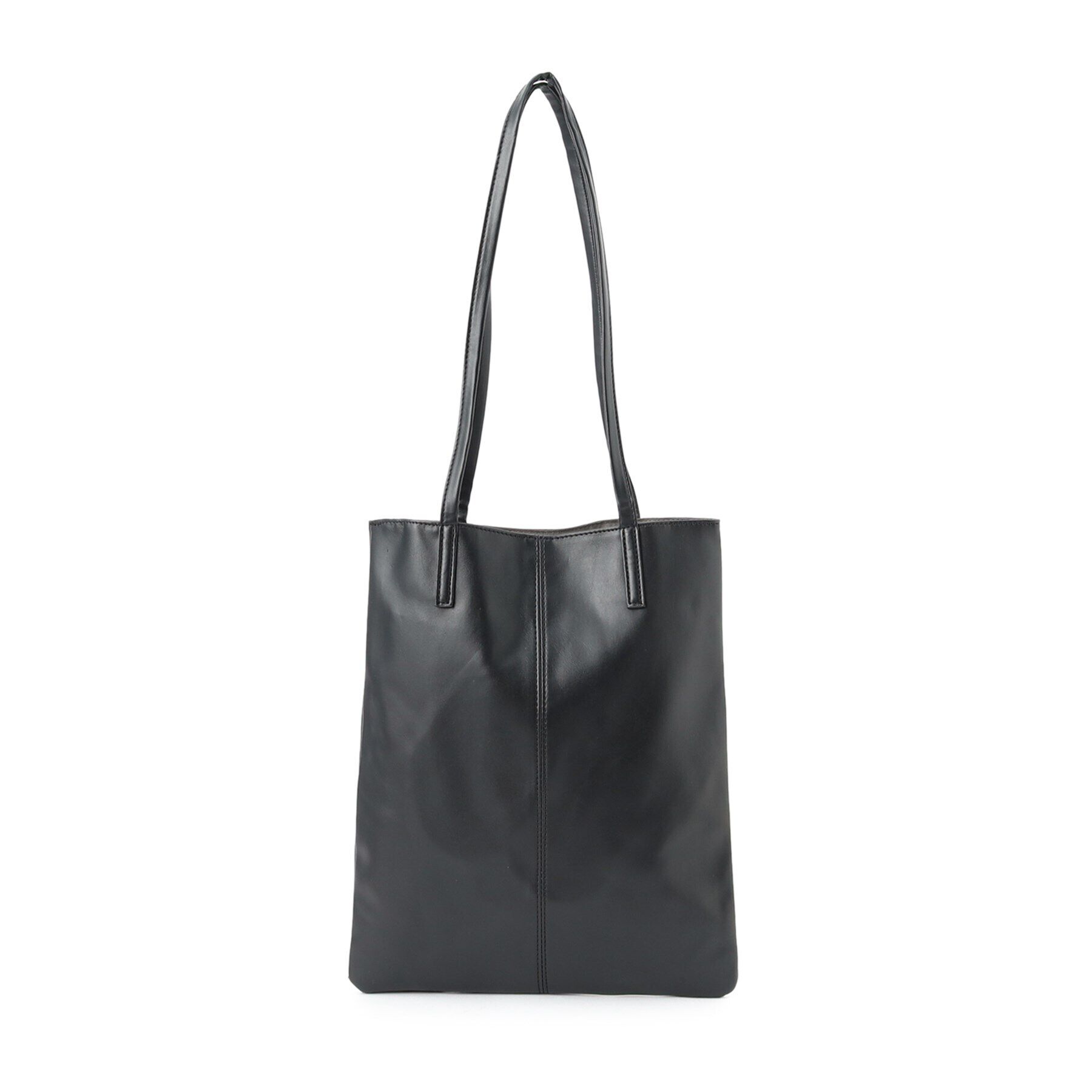 Ober Tashe「合皮フラットトート」|トートバッグ|ブラック(019)