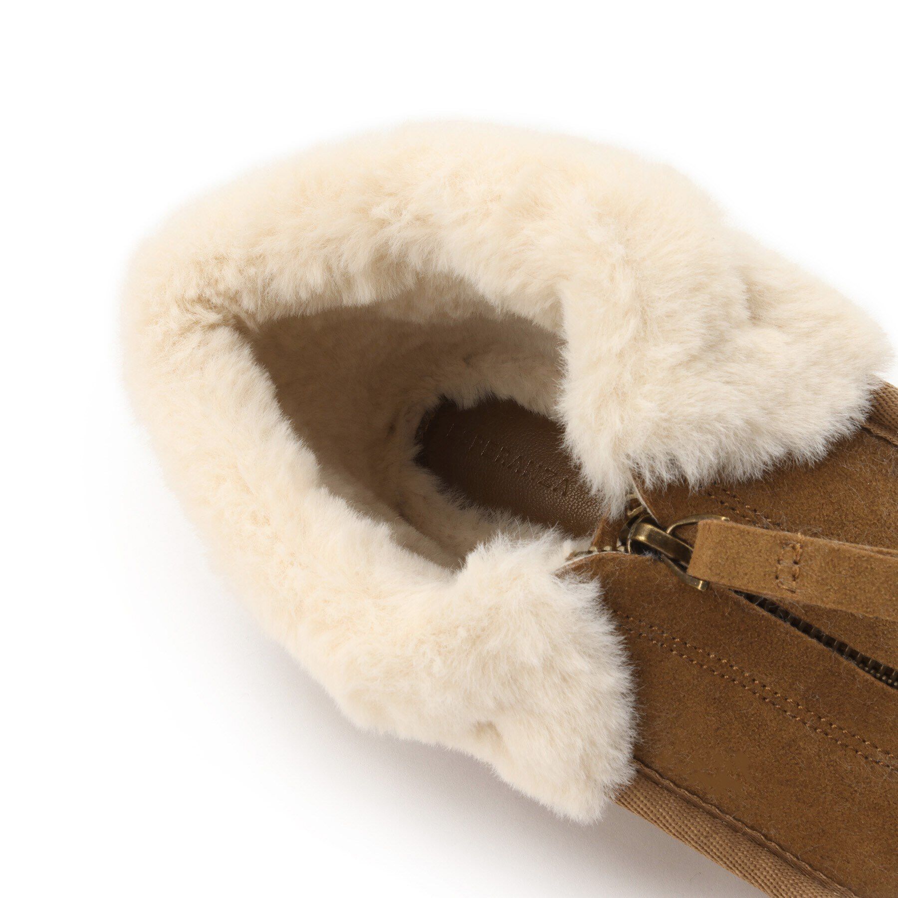 ESPERANZA「フロントジップボアショートブーツ」|ショートブーツ|