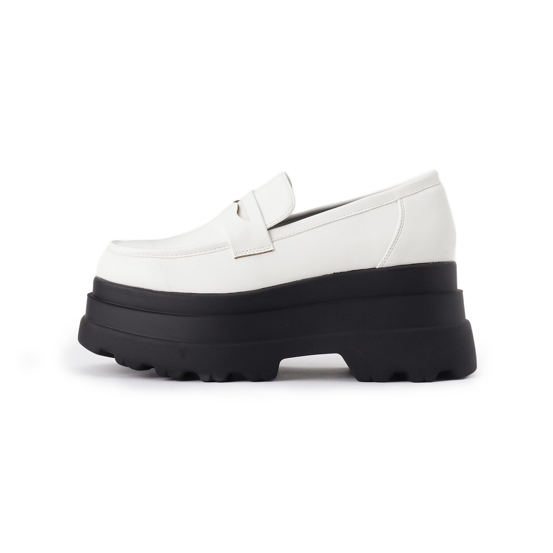 csT&P「厚底2段ソールローファーパンプス」|パンプス|