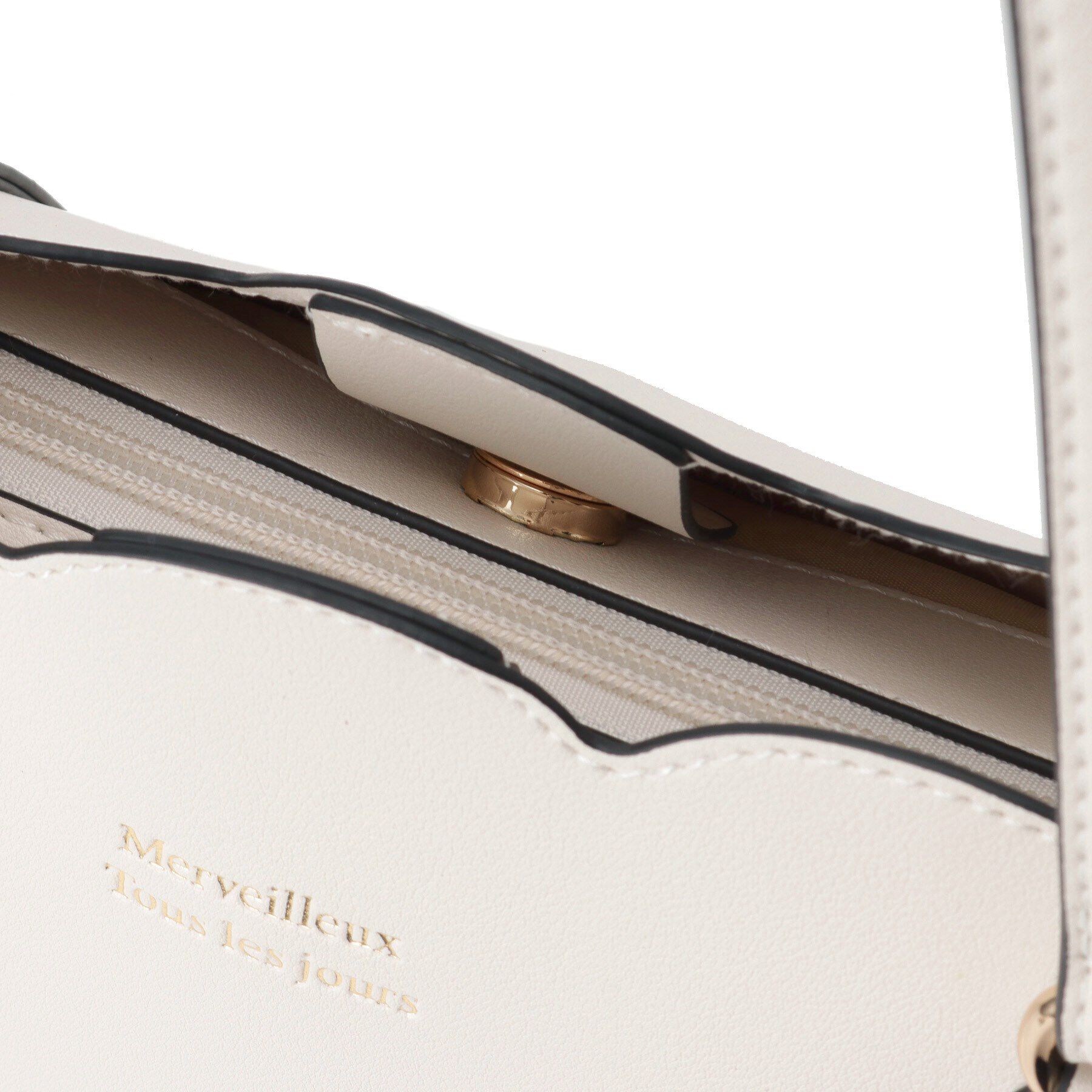 Ober Tashe「スカラップ合皮トート」|トートバッグ|