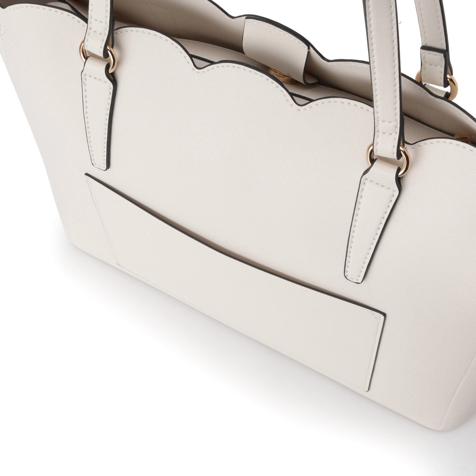 Ober Tashe「スカラップ合皮トート」|トートバッグ|