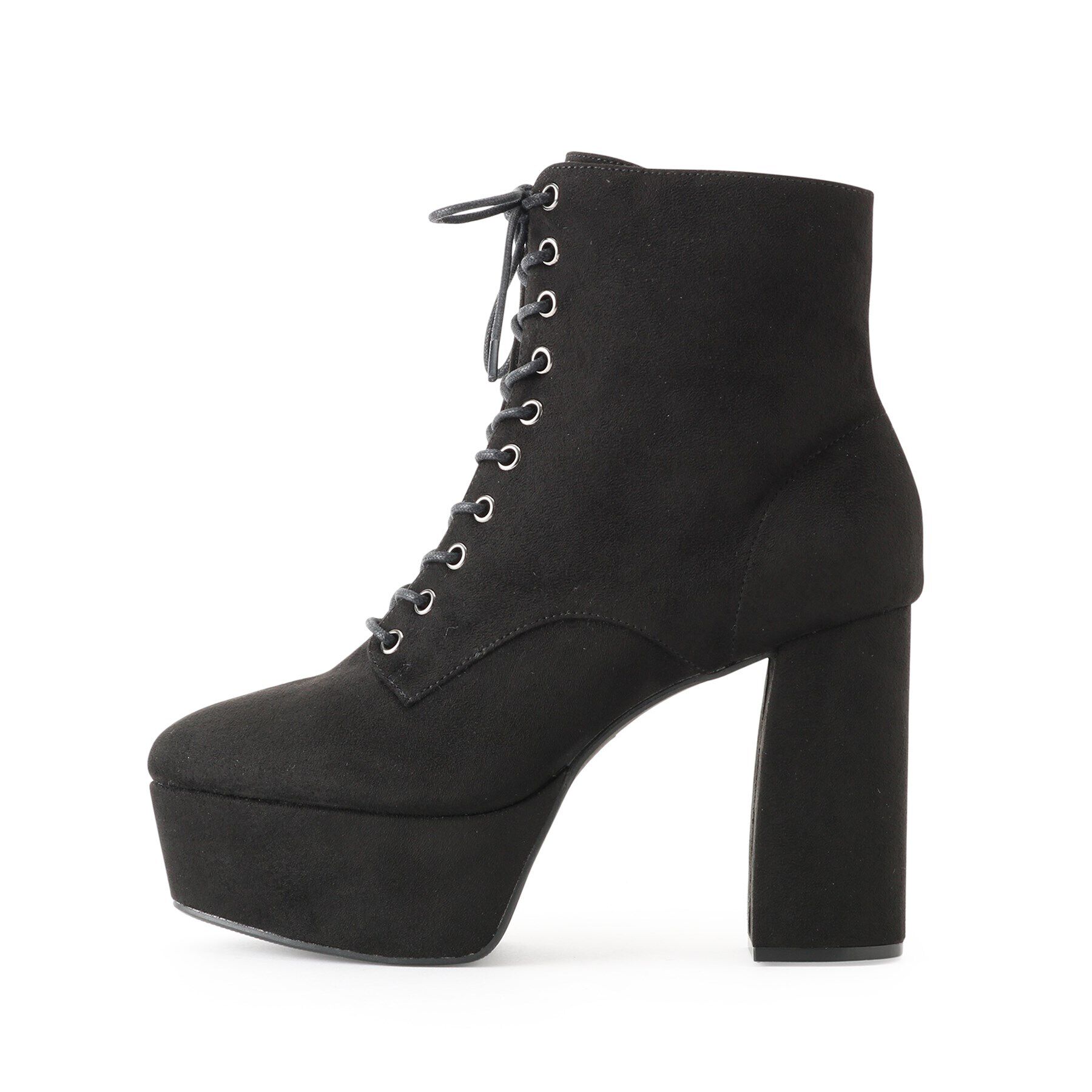 ESPERANZA「ラク盛り厚底レースアップブーツ」|ショートブーツ|