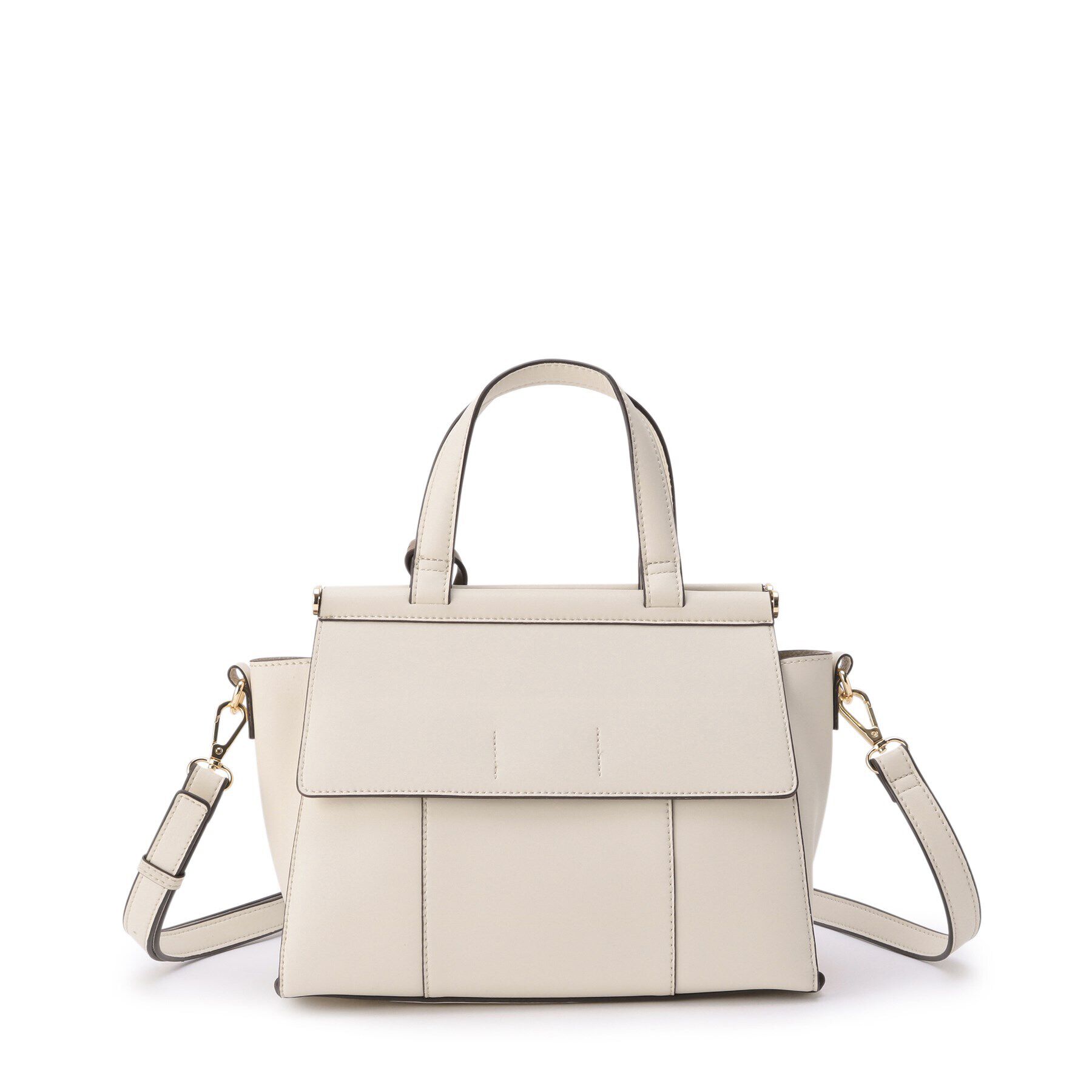 ESPERANZA「＼ガバッと開く／ダブルフラップ2WAYハンドバッグ」|ハンドバッグ|