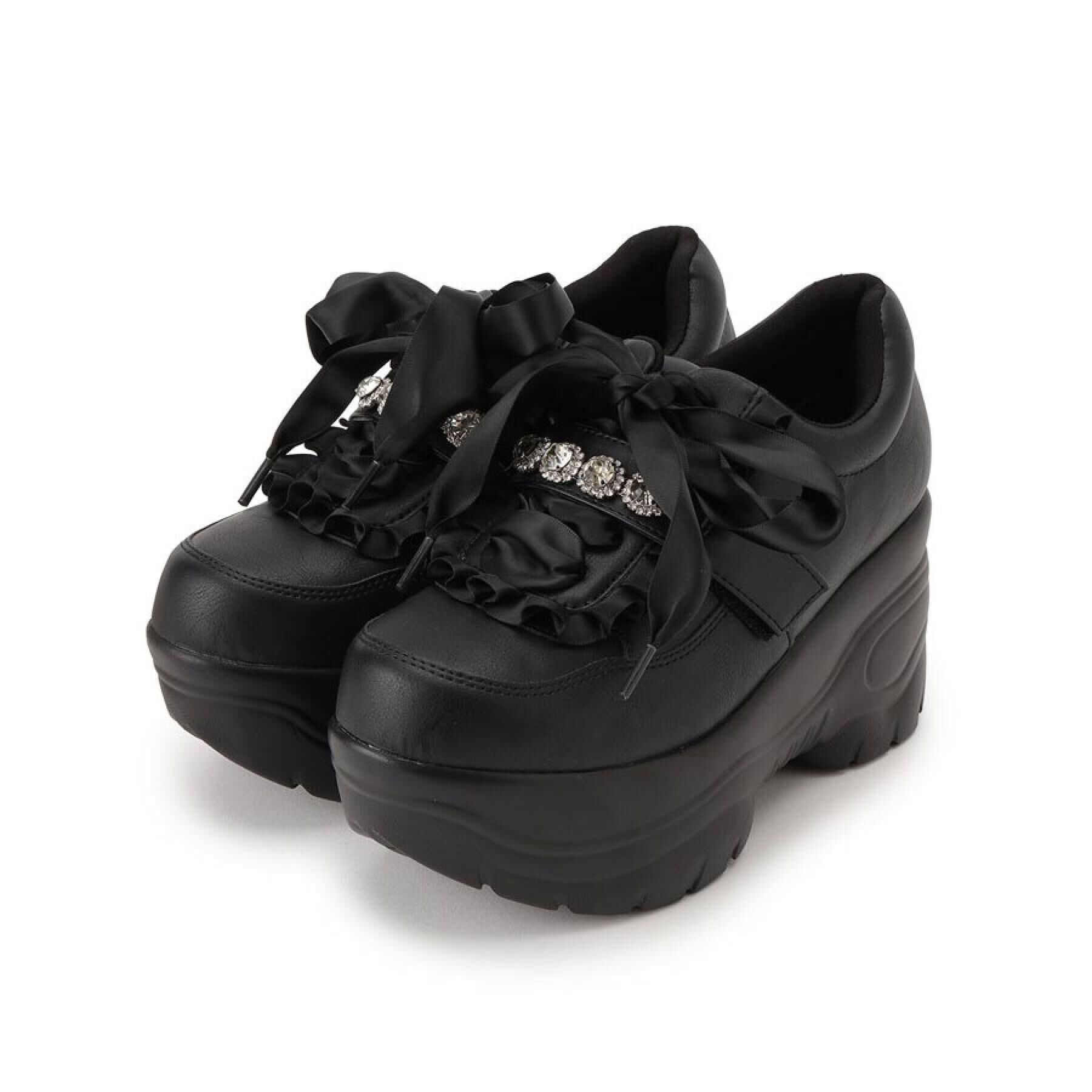 csT&P「厚底キラキラストーン付スニーカー」|スニーカー|