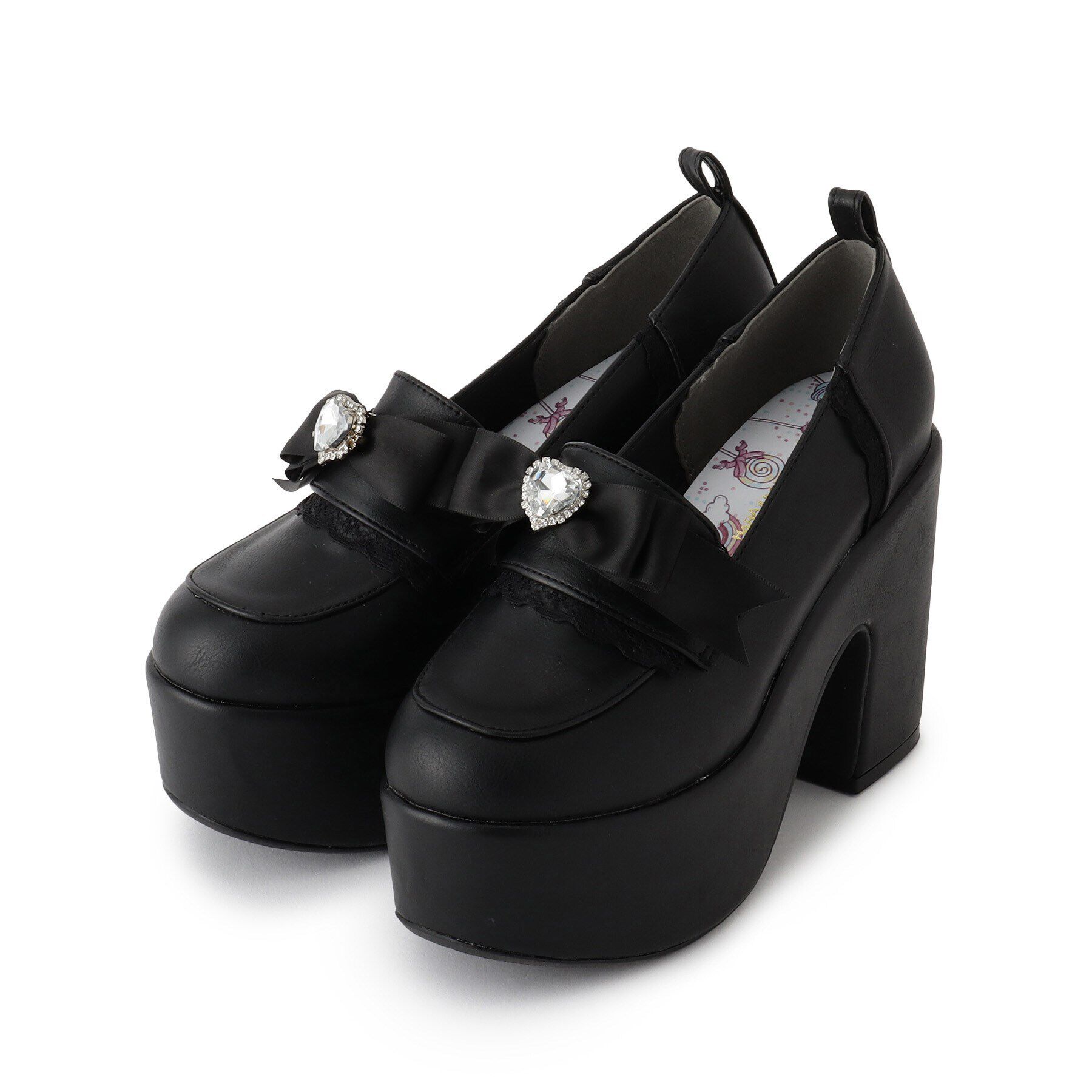 csT&P「厚底リボン付き3WAYキラキラパンプス」|パンプス|