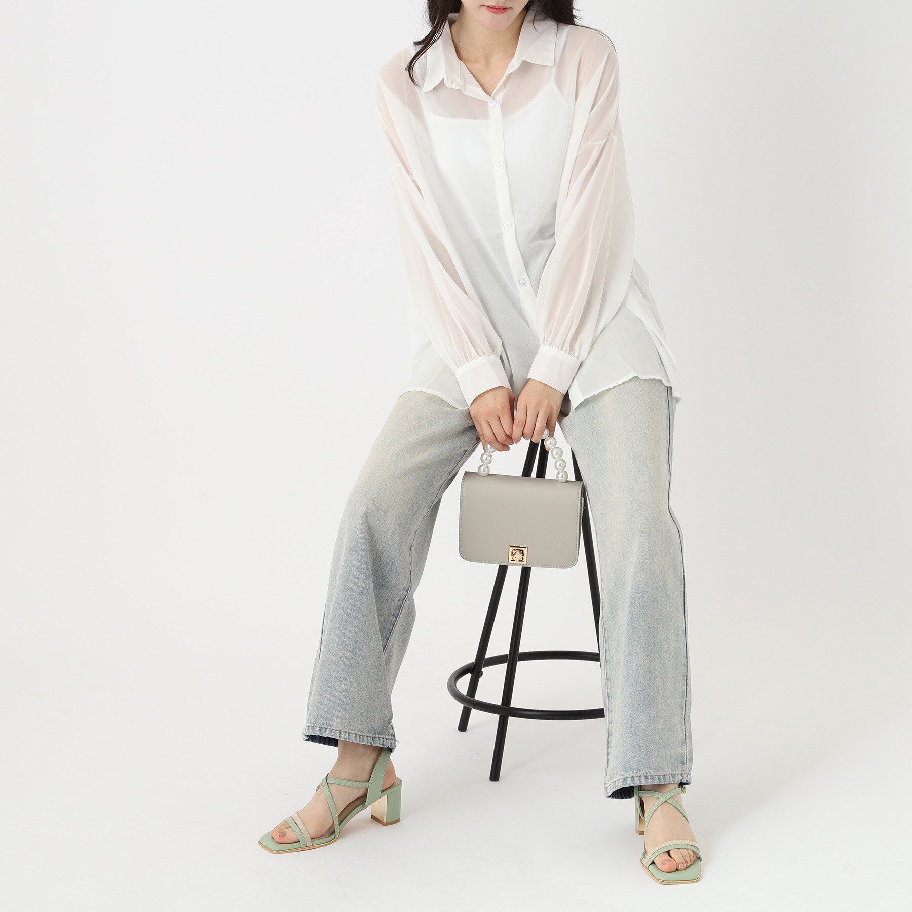 ESPERANZA「プレートヒールクロスベルトサンダル」|サンダル|