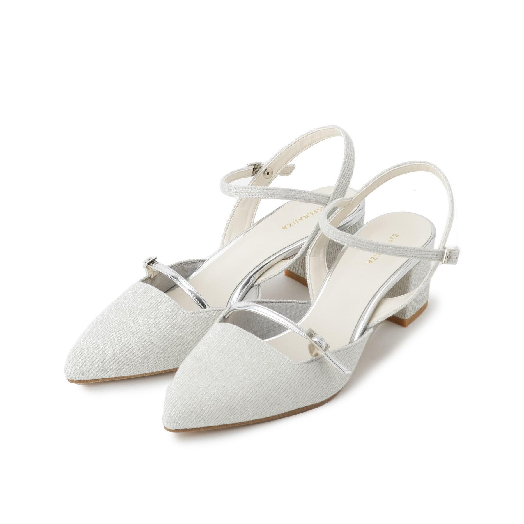 ESPERANZA「ポインテッドアンクルストラップパンプス」|パンプス|