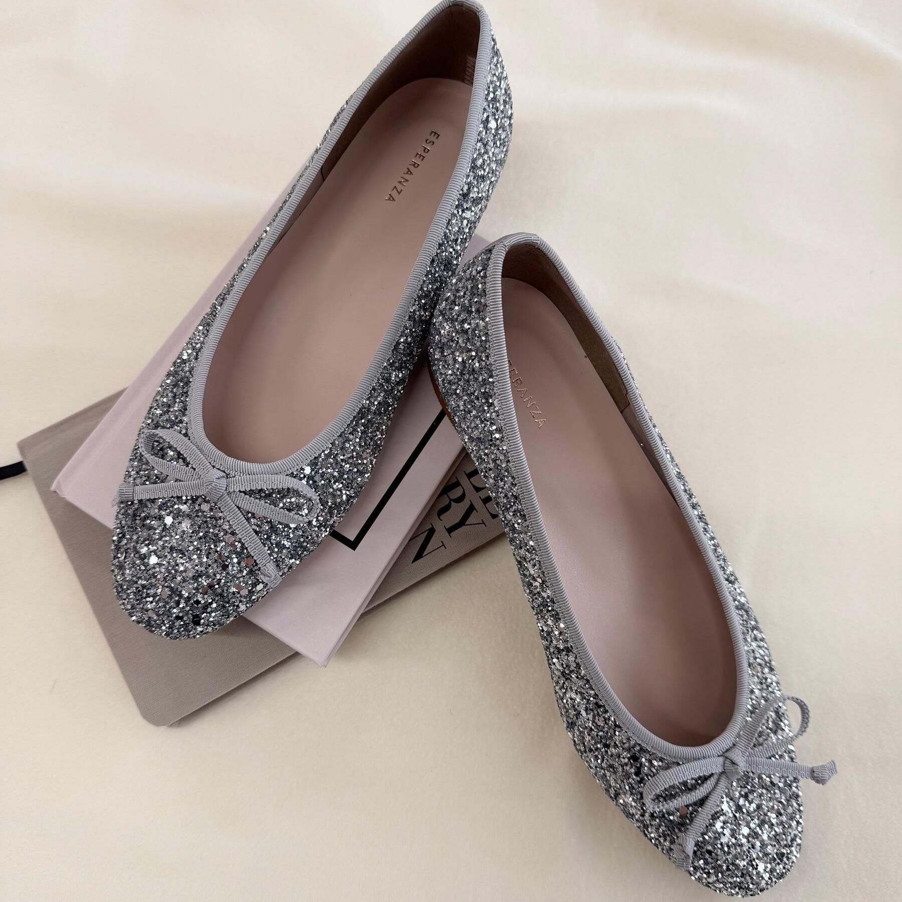 ESPERANZA「【EC限定カラーあり】グリッターバレエシューズ」|パンプス|