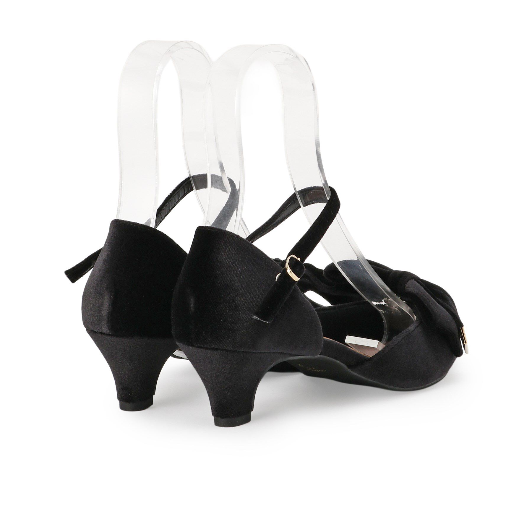 ESPERANZA「【EC限定】ベルベットリボン2WAYセパレートパンプス」|パンプス|