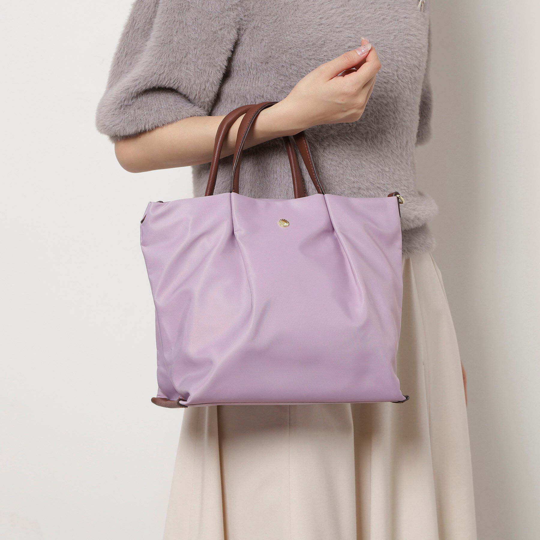 ESPERANZA「肩楽 2WAYショルダーギャザーバッグ」|ショルダー・メッセンジャー|