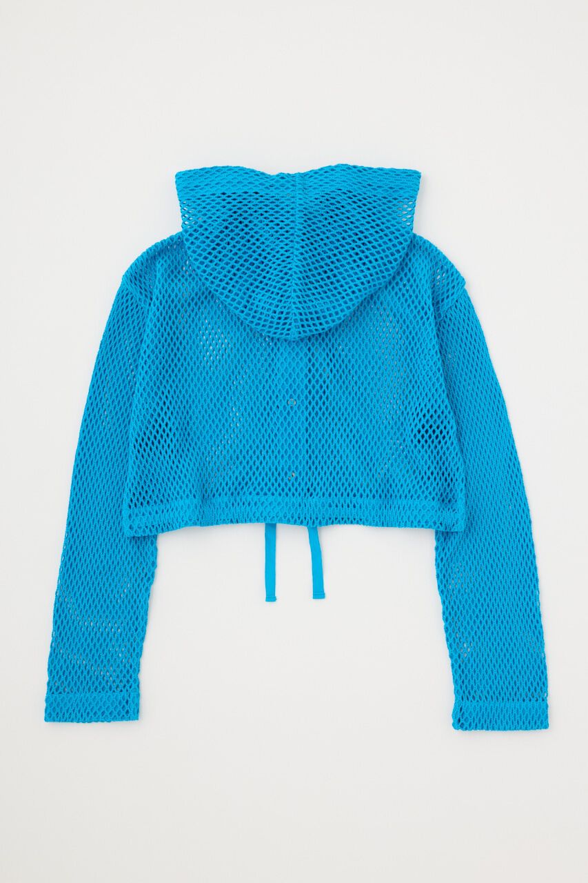 MOUSSY「MESH HOODIE カーディガン」|カーディガン|