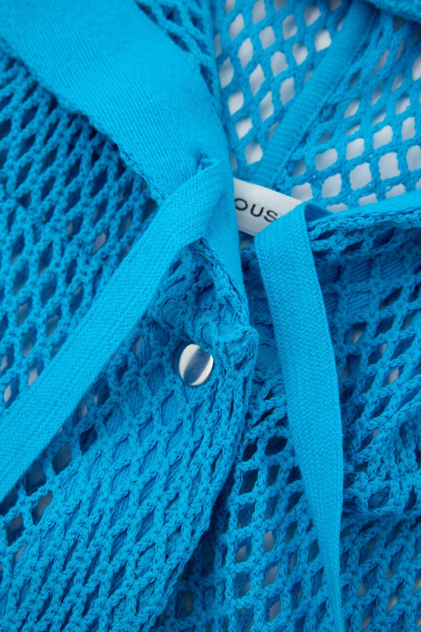 MOUSSY「MESH HOODIE カーディガン」|カーディガン|