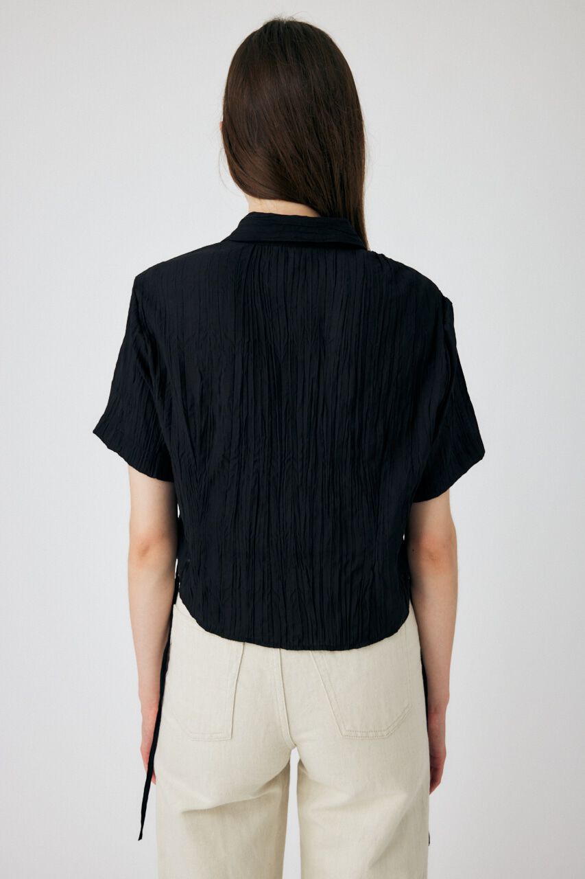 MOUSSY「SIDE GATHER H／S シャツ」|シャツ・ブラウス|