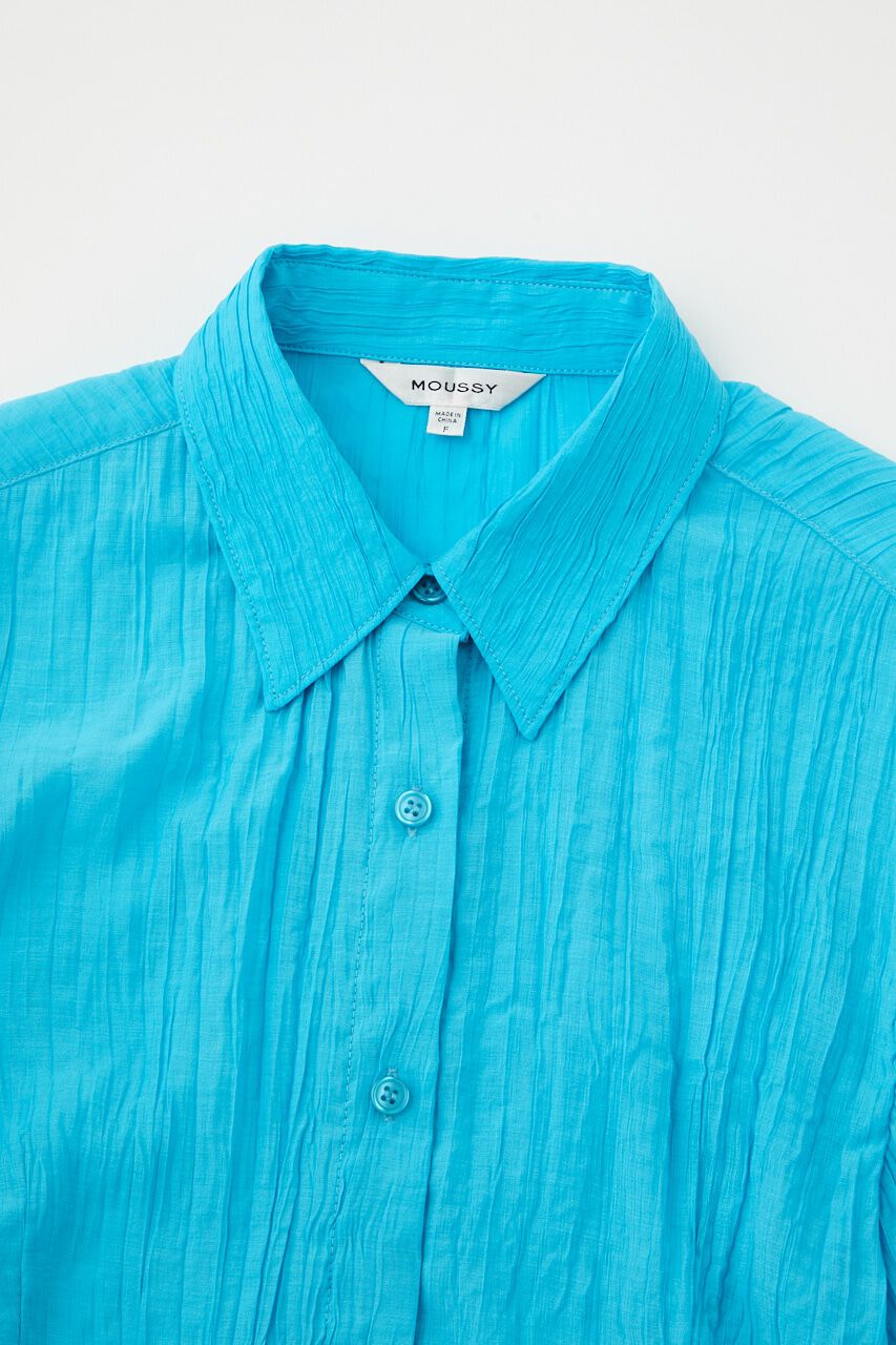 MOUSSY「SIDE GATHER H／S シャツ」|シャツ・ブラウス|