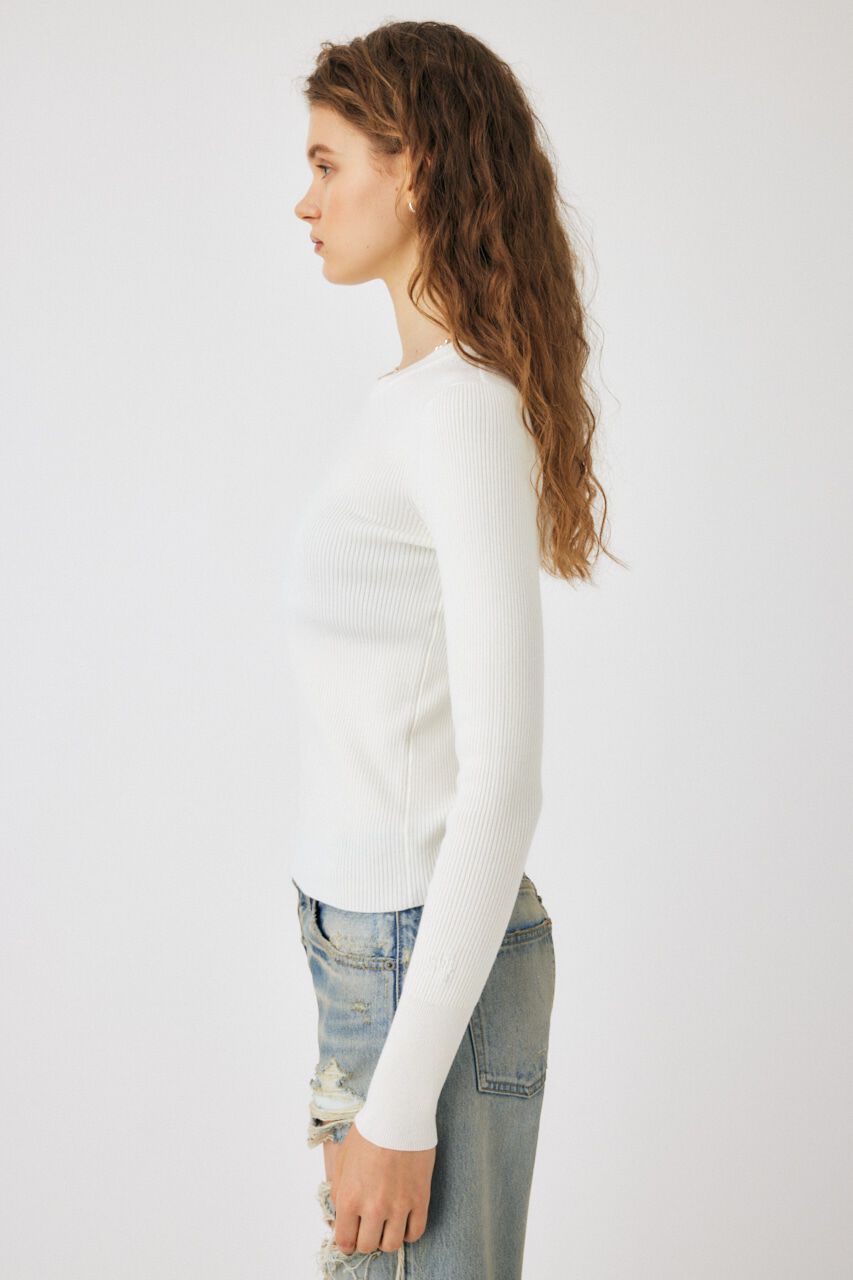 MOUSSY「WASHABLE CREWNECK ニット」|ニット・セーター|
