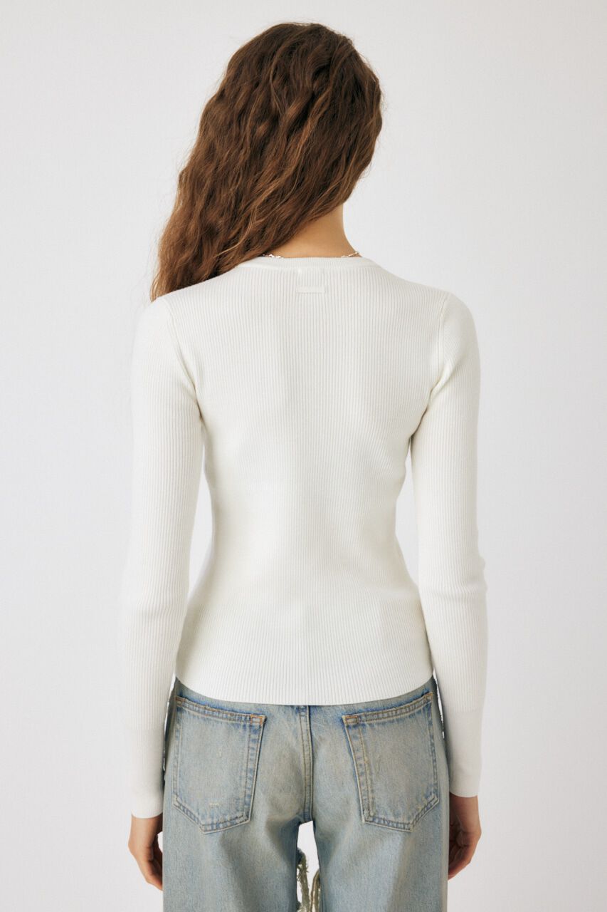 MOUSSY「WASHABLE CREWNECK ニット」|ニット・セーター|