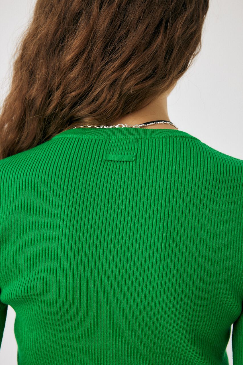 MOUSSY「WASHABLE CREWNECK ニット」|ニット・セーター|