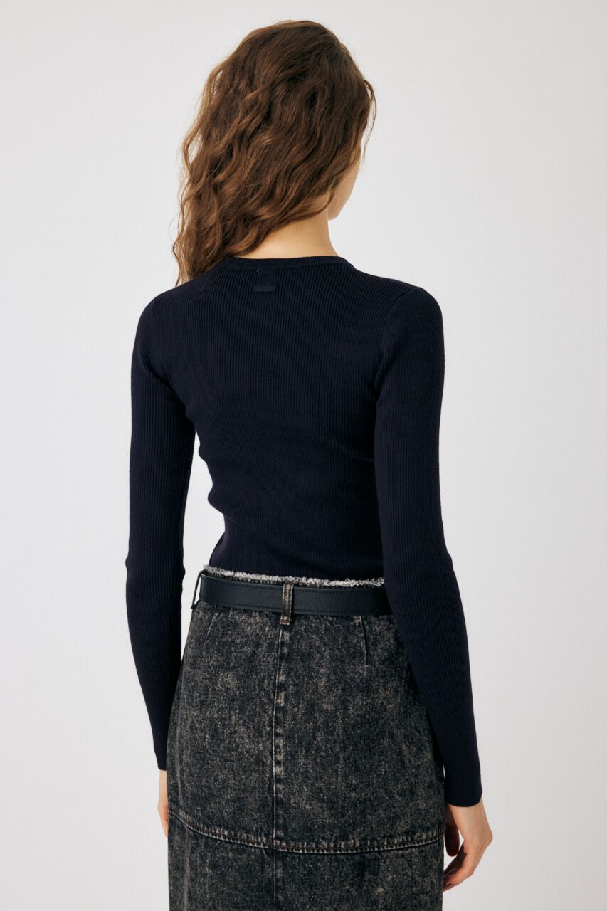 MOUSSY「WASHABLE CREWNECK ニット」|ニット・セーター|