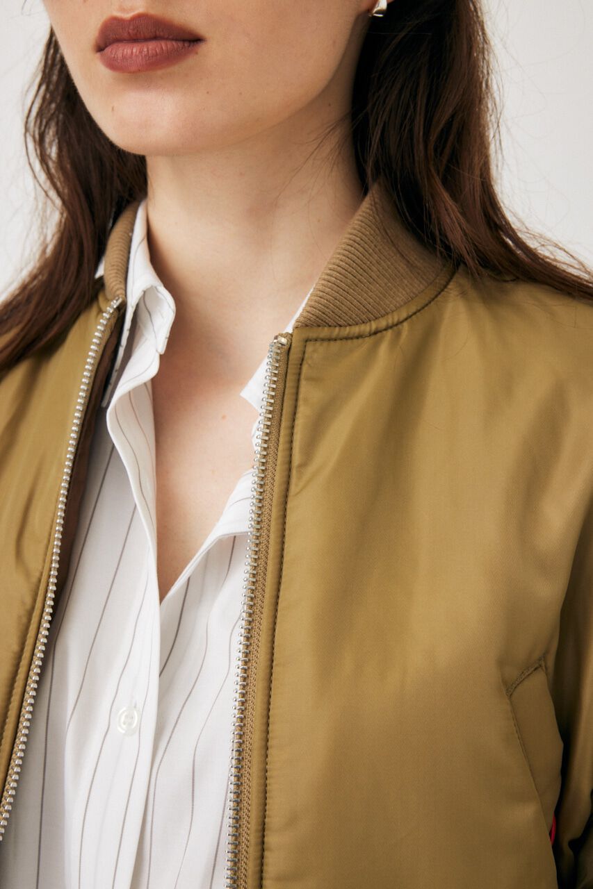 MOUSSY「VOLUME CROPPED MA-1」|ブルゾン・スタジャン|