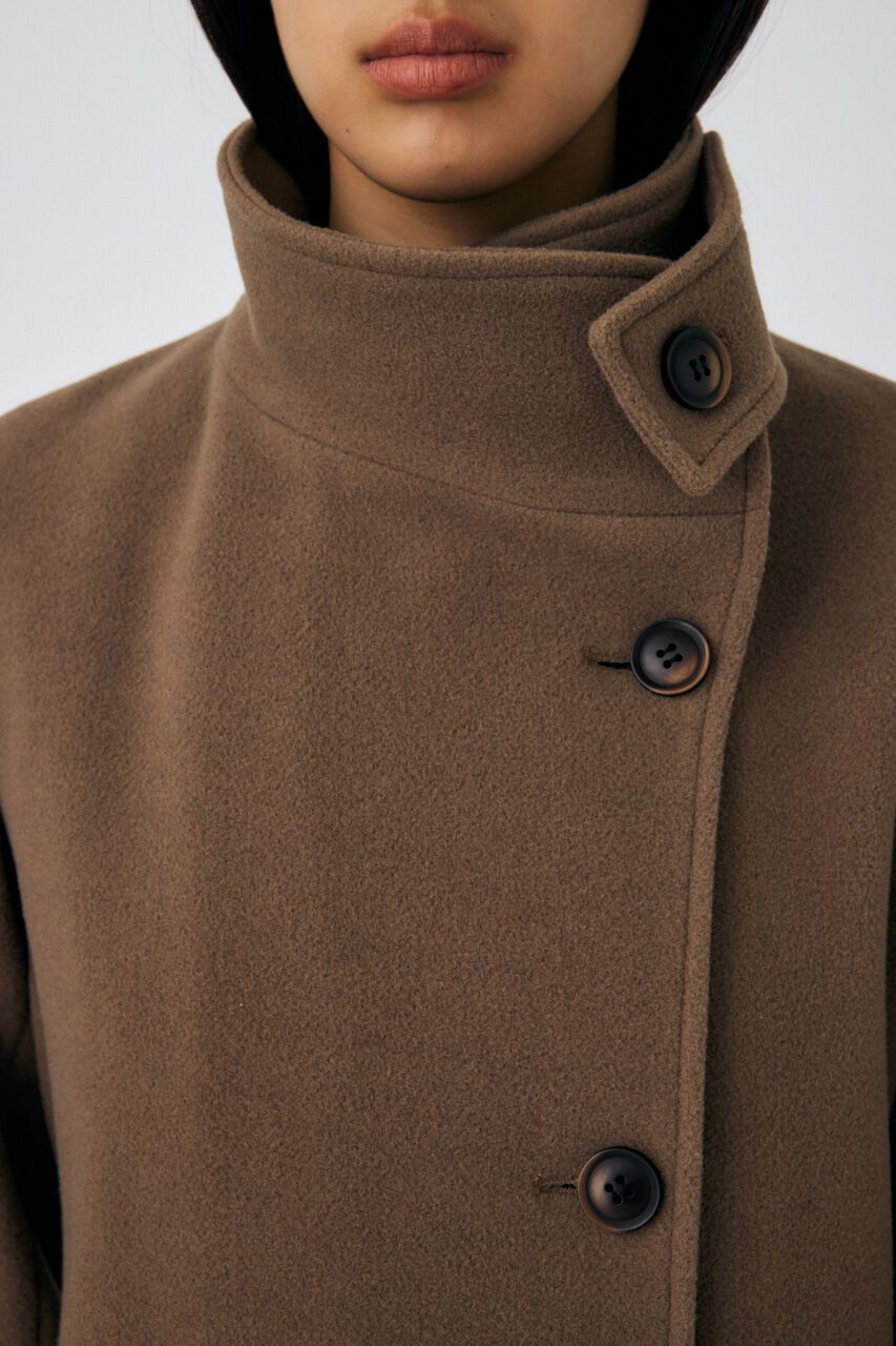 MOUSSY「STAND COLLAR ロングコート」|その他|