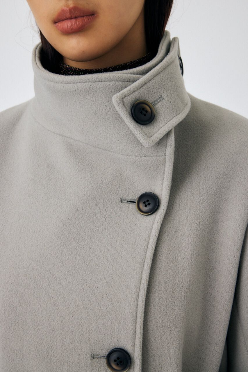 MOUSSY「STAND COLLAR ロングコート」|その他|