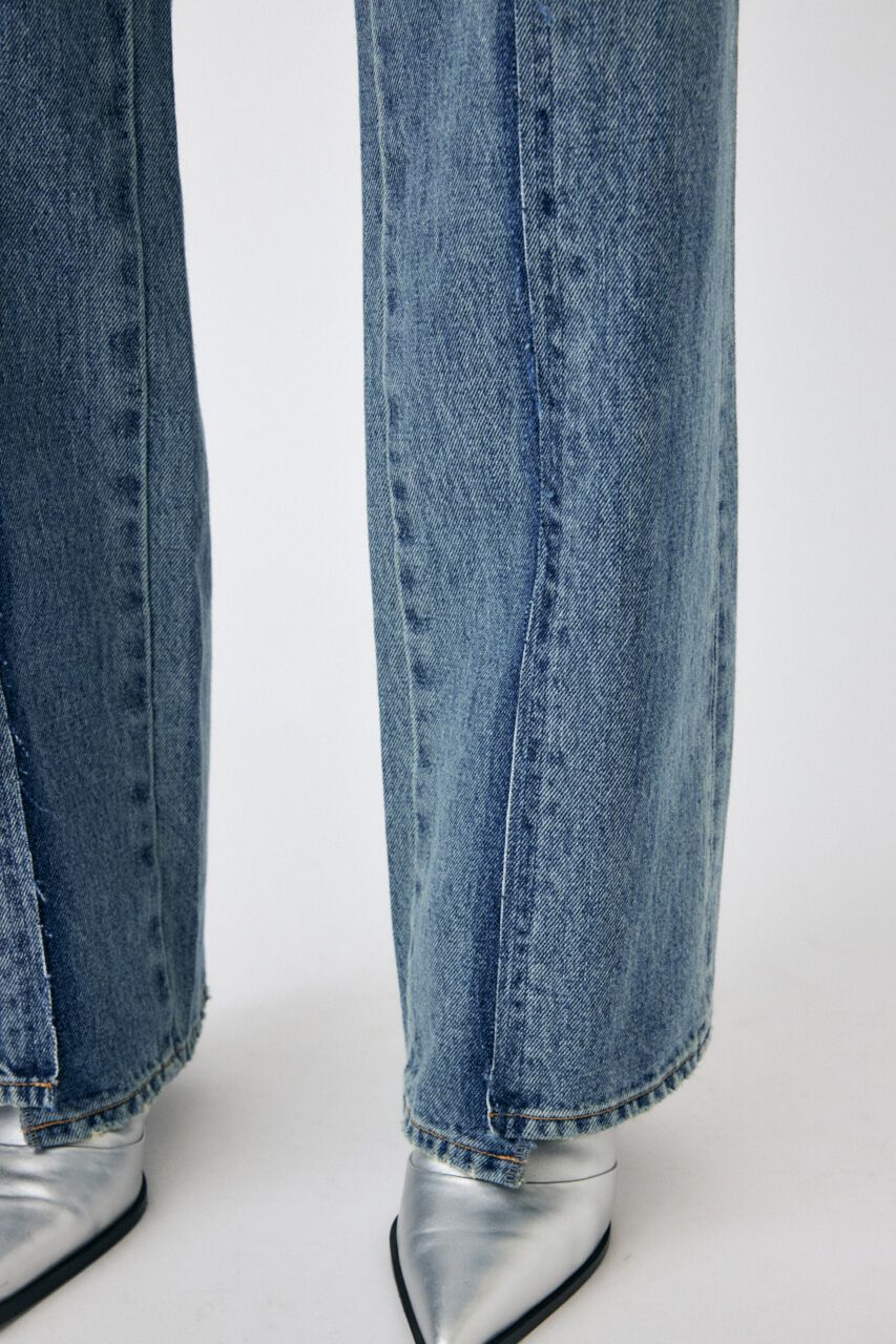 MOUSSY「HW REMAKE LOOSE STRAIGHT」|デニム|