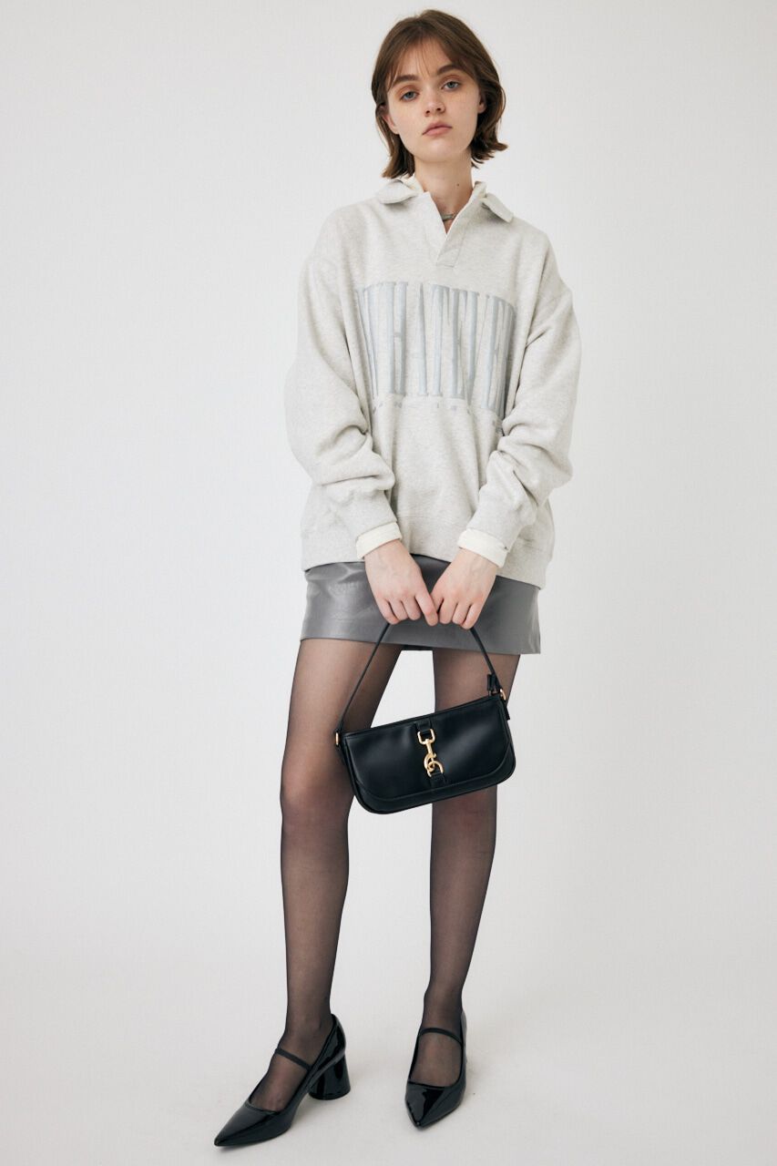 MOUSSY「F/LEATHER ミニスカート」|スカート|