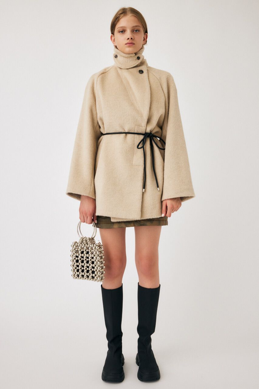 MOUSSY「BIG COLLAR MINI コート」|その他|