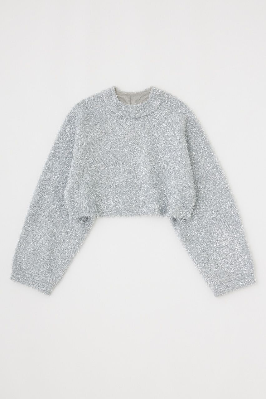 MOUSSY「GLITTER CROPPED セーター」|ニット・セーター|