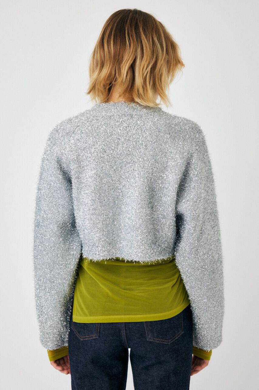 MOUSSY「GLITTER CROPPED セーター」|ニット・セーター|