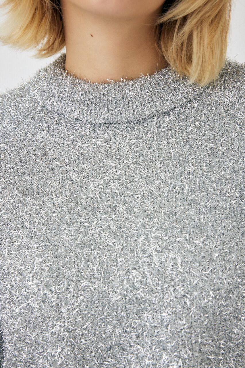 MOUSSY「GLITTER CROPPED セーター」|ニット・セーター|
