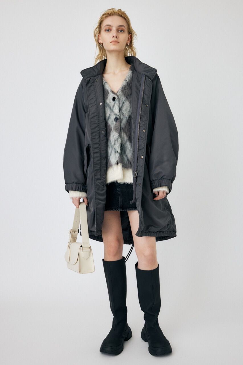 MOUSSY「OVERSIZED M65 FISHTAIL パーカ」|その他|L/BLK1